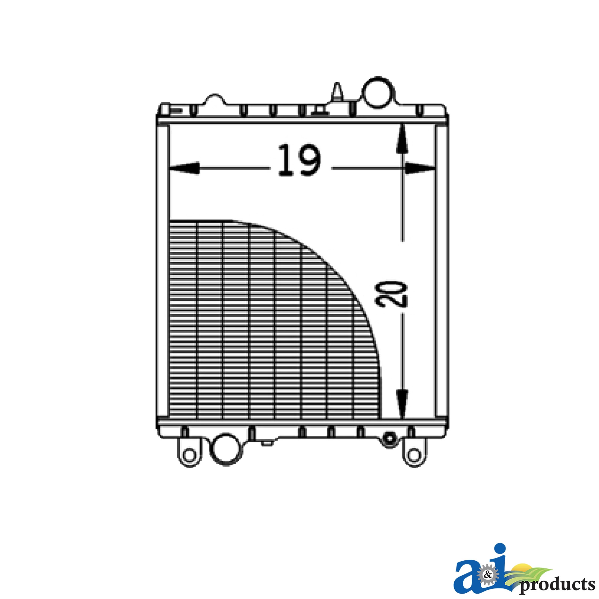 A&I Products Radiator - A-AL66774