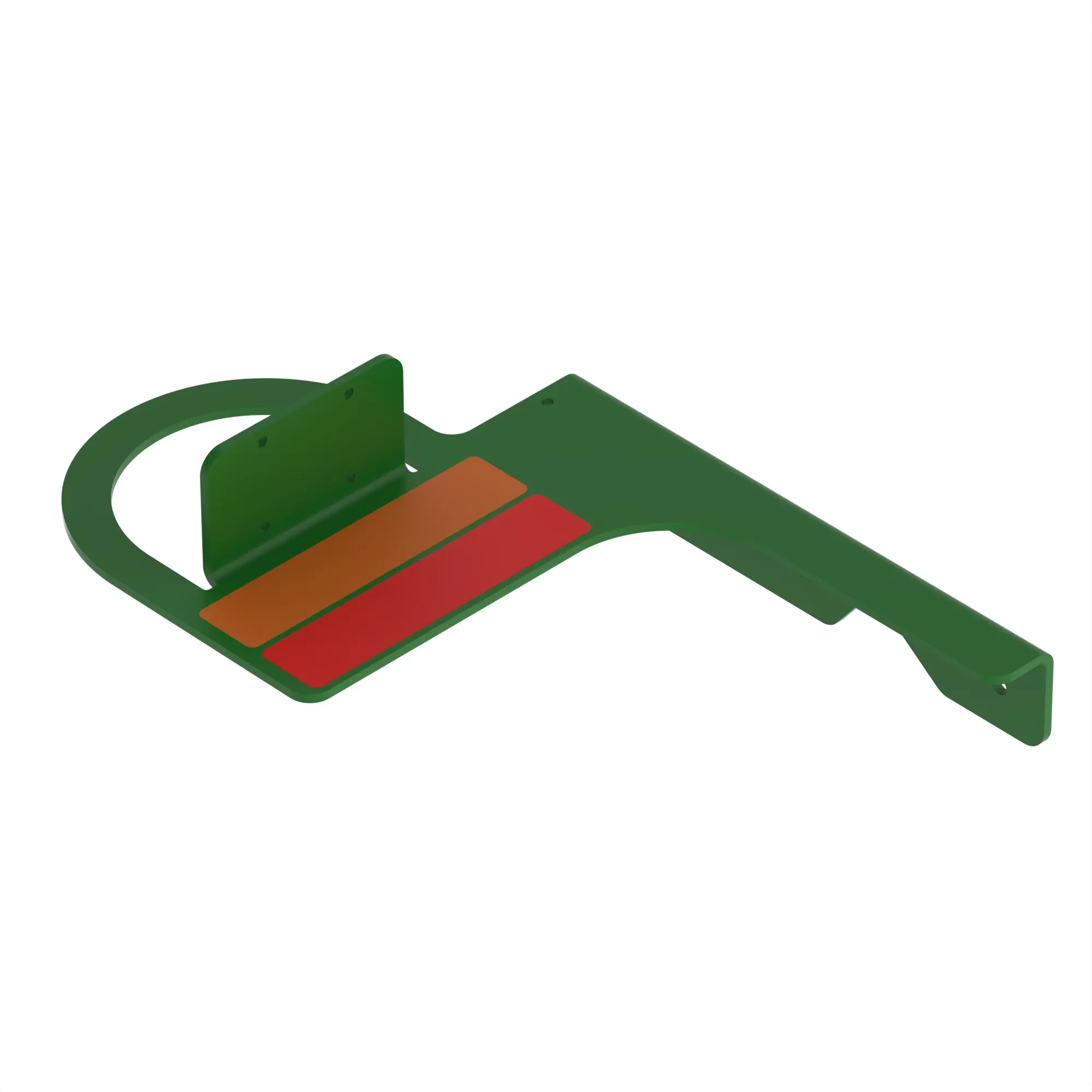 John Deere Amber Bracket with Decal Plate, Left Side - AKK34720