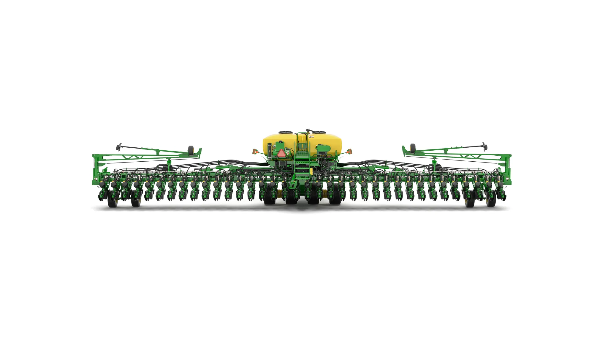 Studio rendering with rear view of DB60 36R planter.
