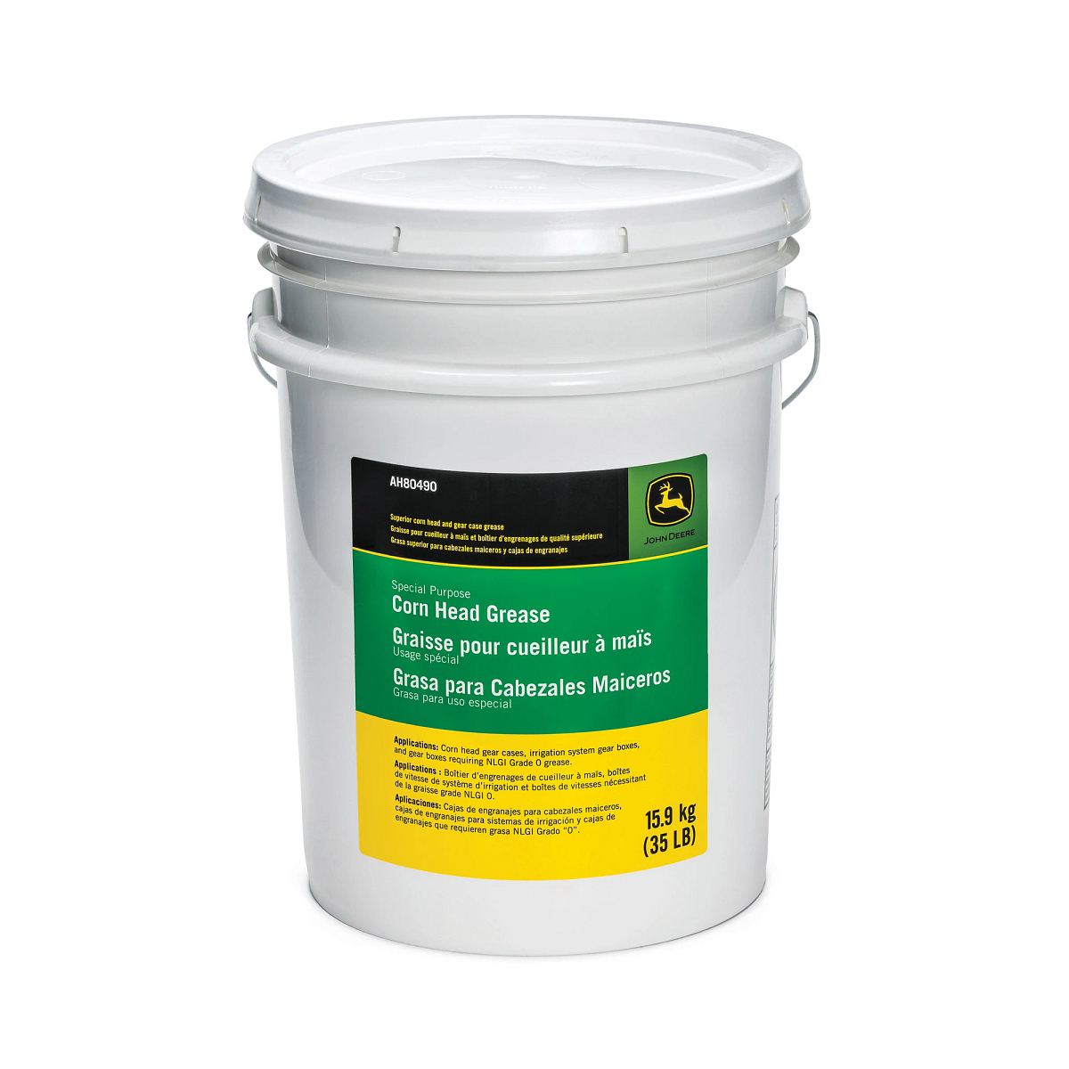 John Deere Special-Purpose Corn Head Grease, 15.9 kg (35 Pound) Pail - AH80490