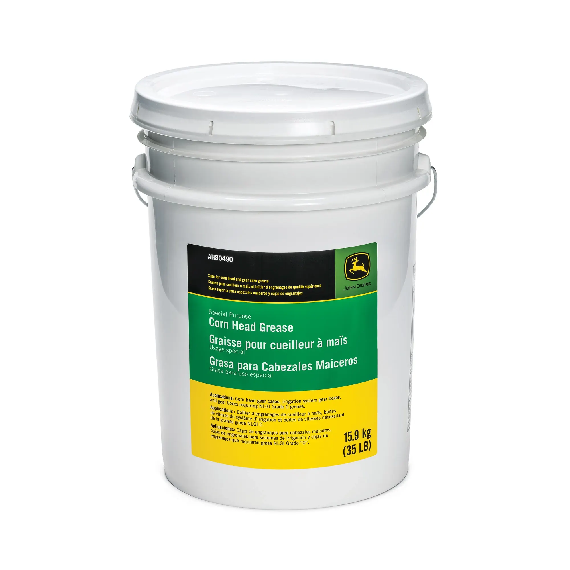 John Deere Special-Purpose Corn Head Grease, 15.9 kg (35 Pound) Pail - AH80490