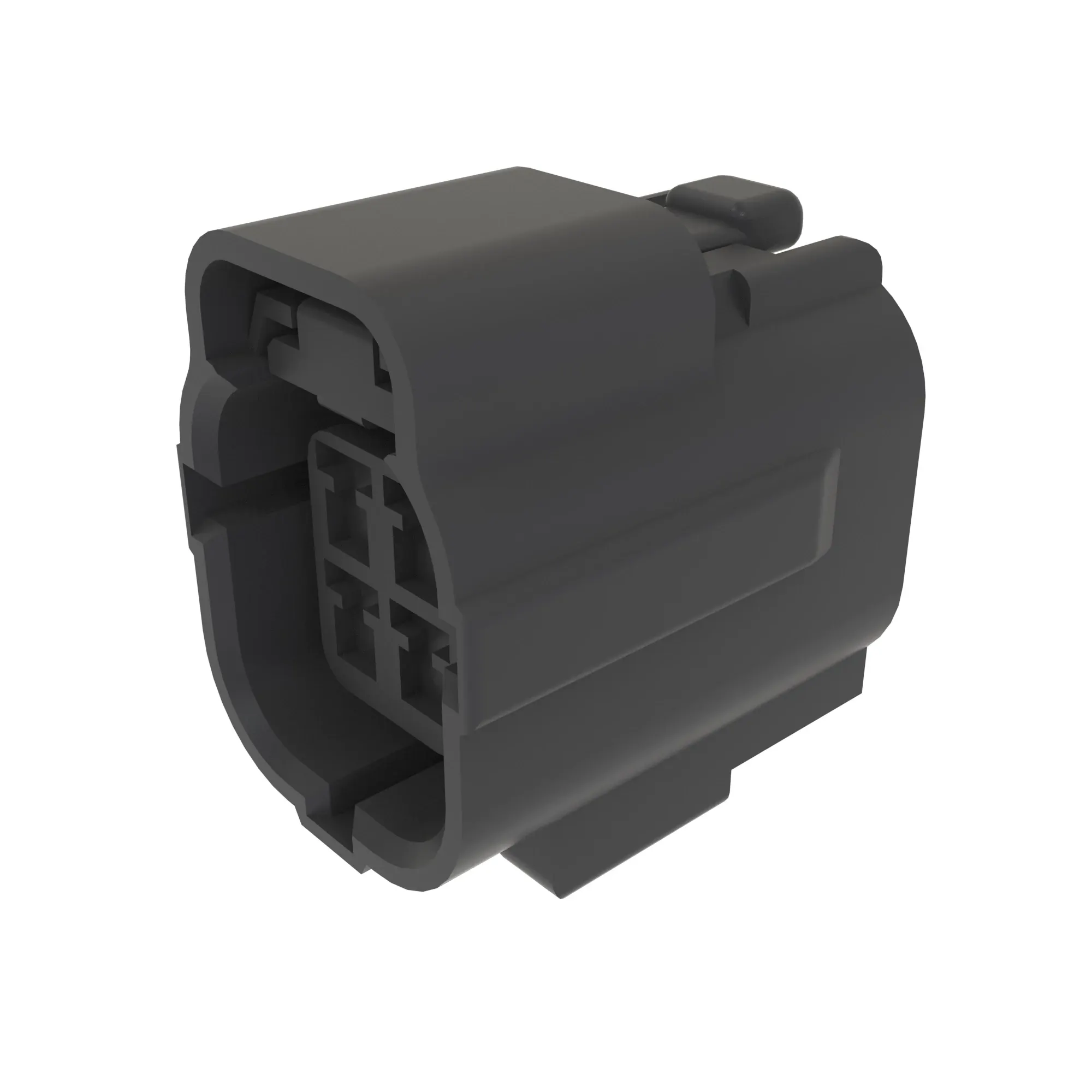 Conn Tyco 070 2W Ms Blk Plstc