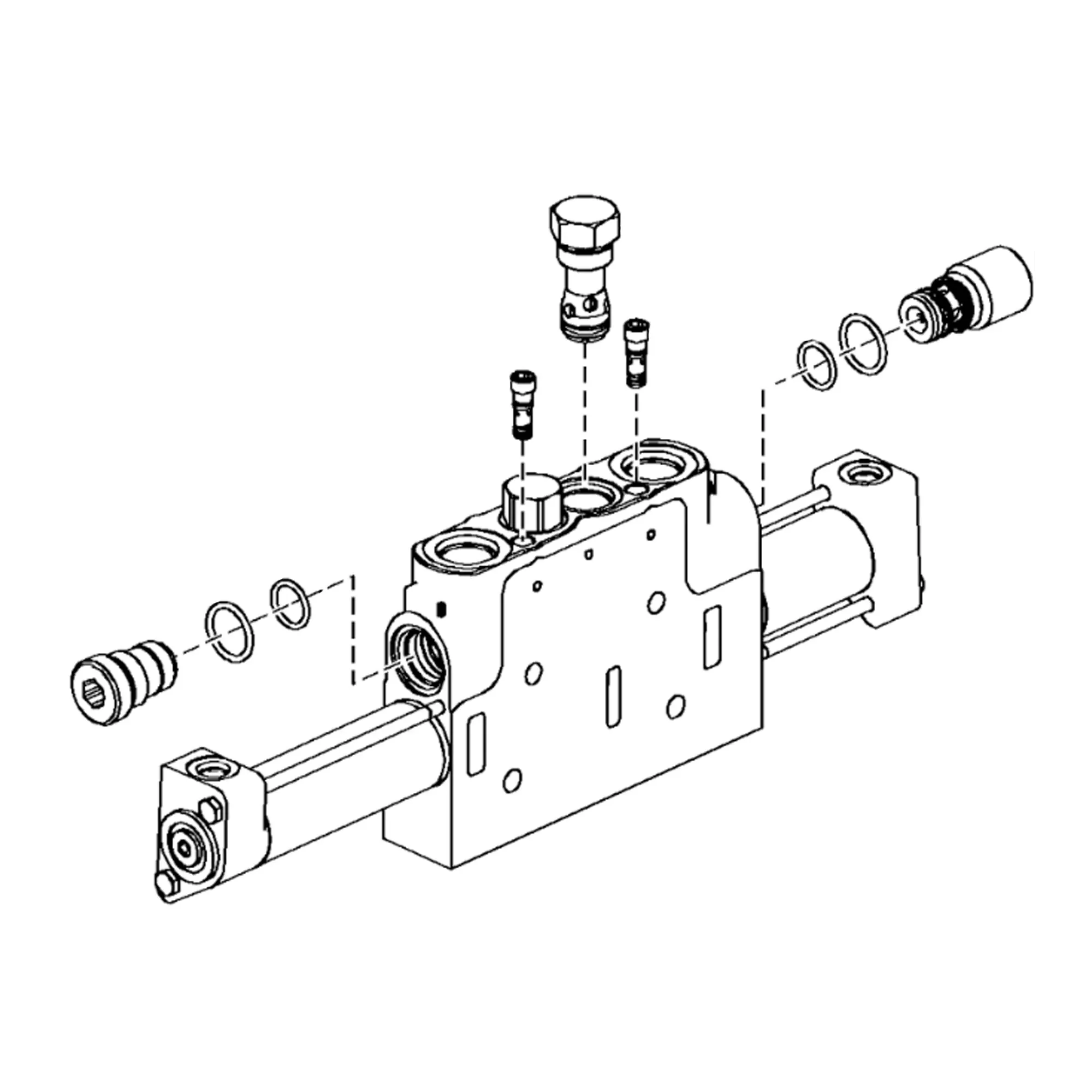 John Deere Pilot Valve End Cap - AT314020