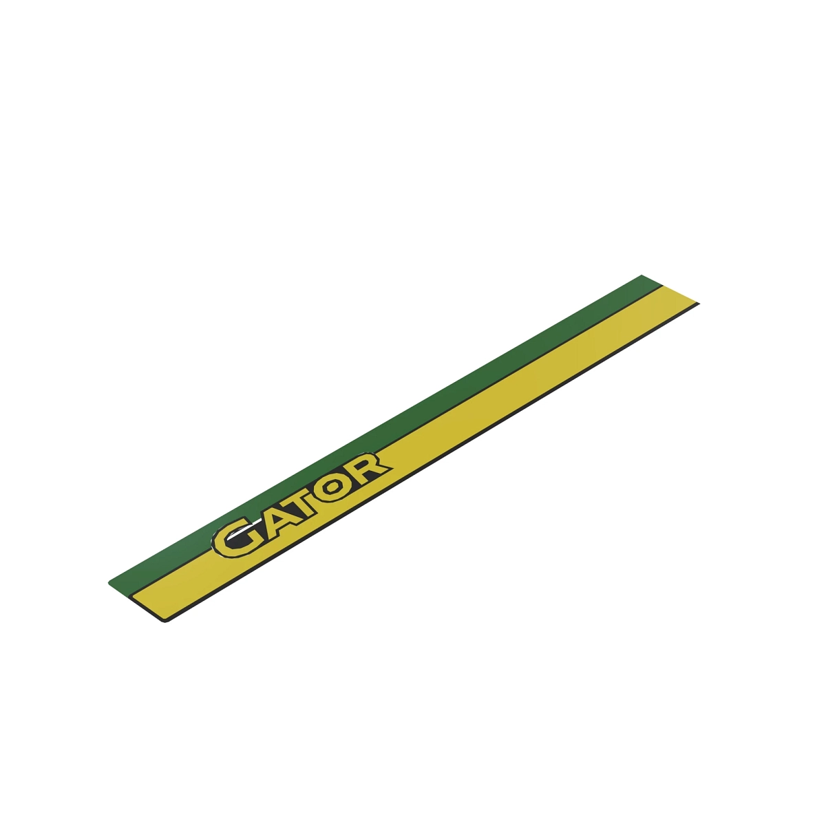 Label, RH Stripe 4X2 JD Grn