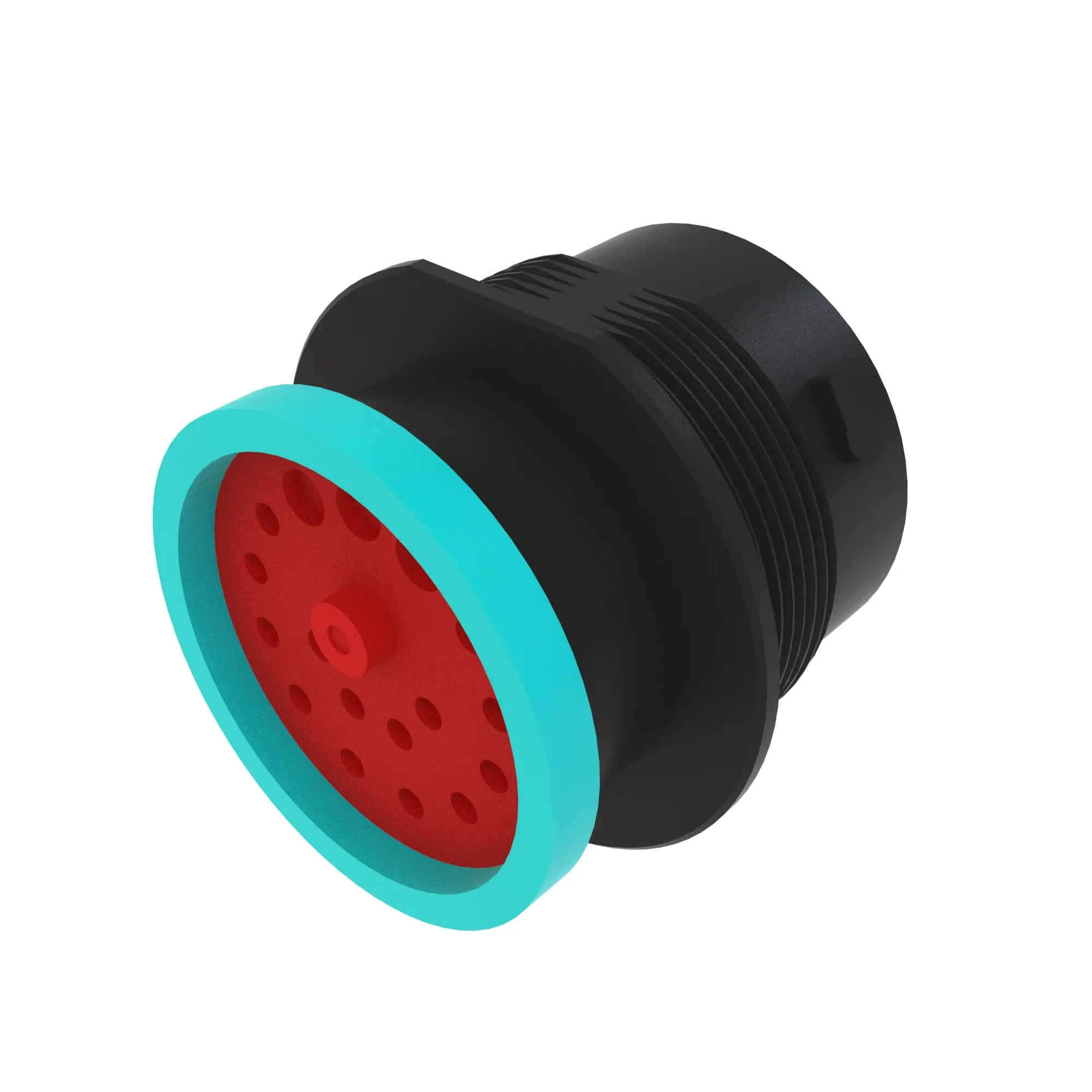 CONN DEUTSCH HDP20 18W M S BLK PLST