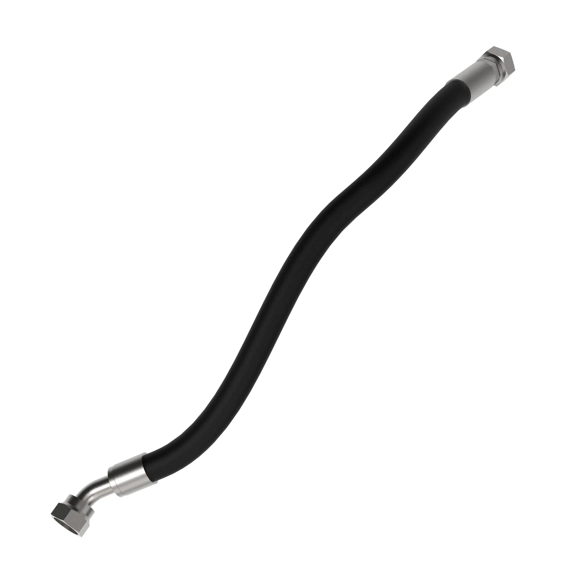 John Deere Fan Drive Case Drain Hydraulic Hose - TA17851