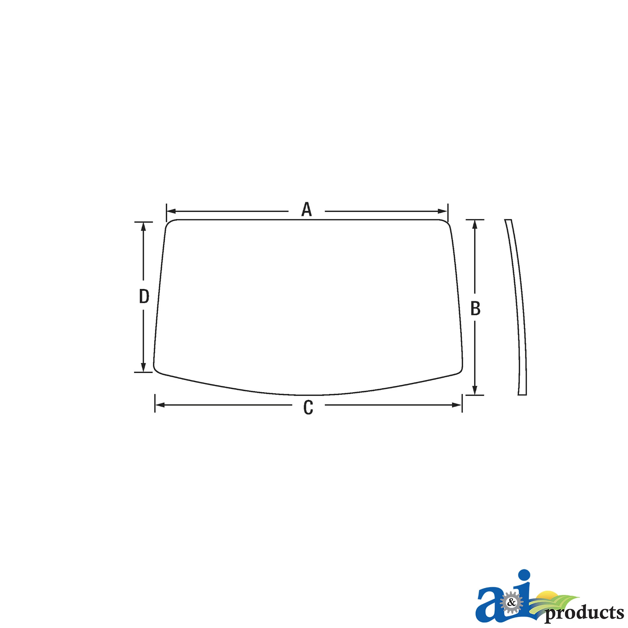 A&I Products Rear Window - A-AL212195