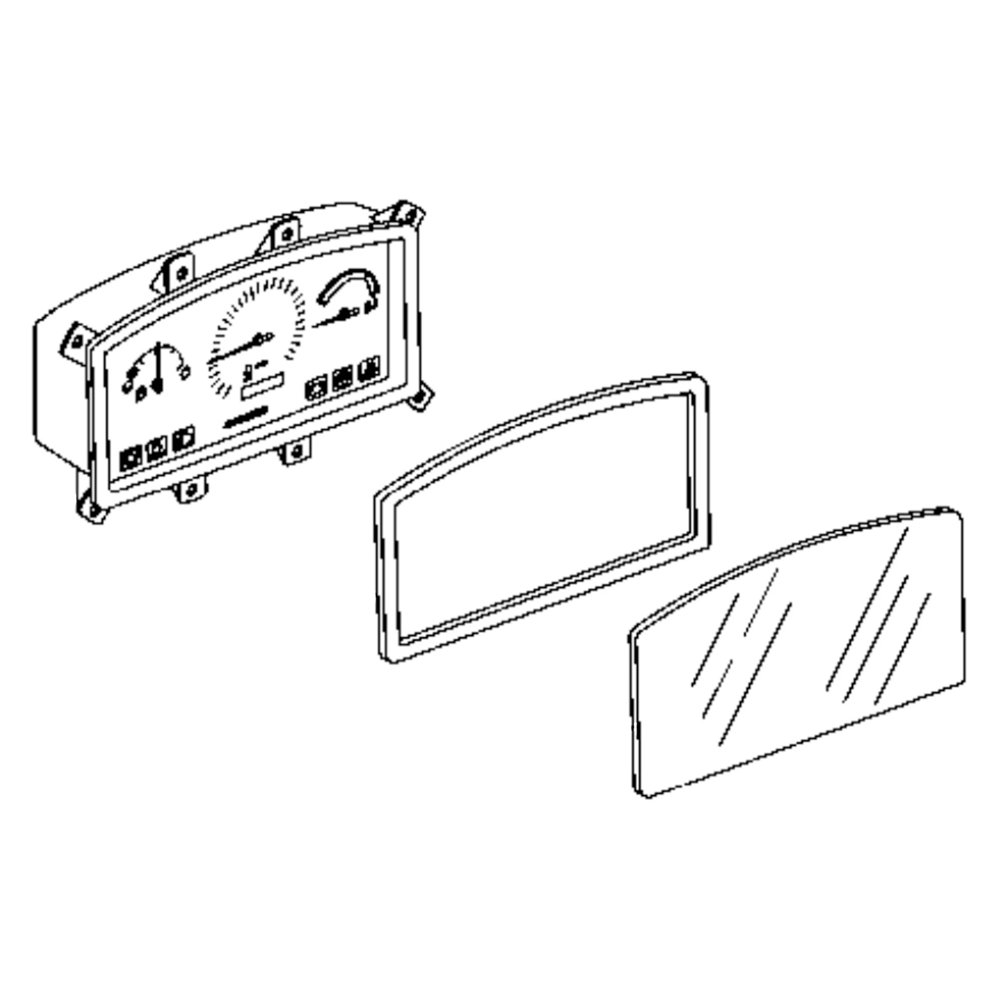 John Deere Instrument Cluster - RE72367