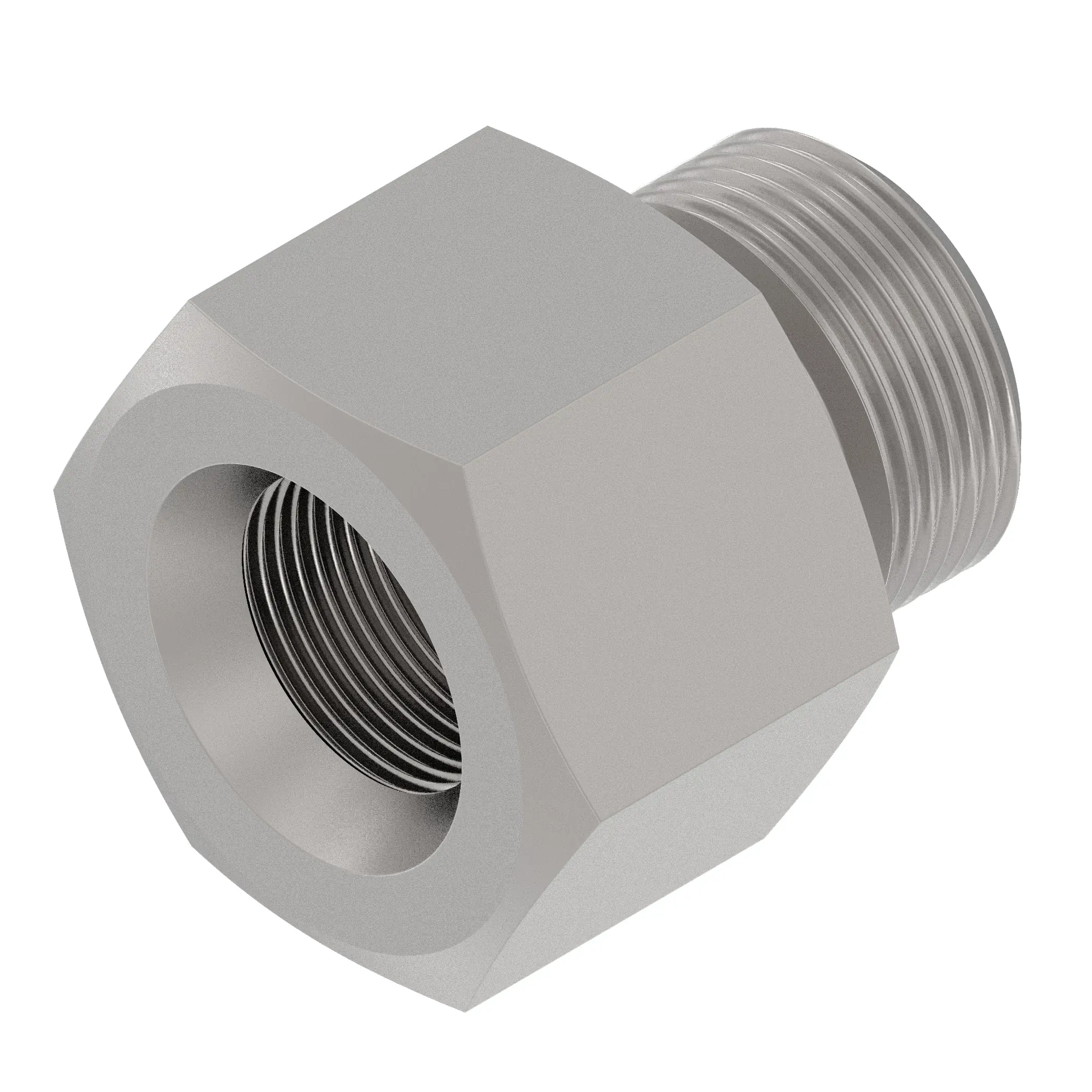 John Deere Male to Female Straight Adapter Fitting - TA10845