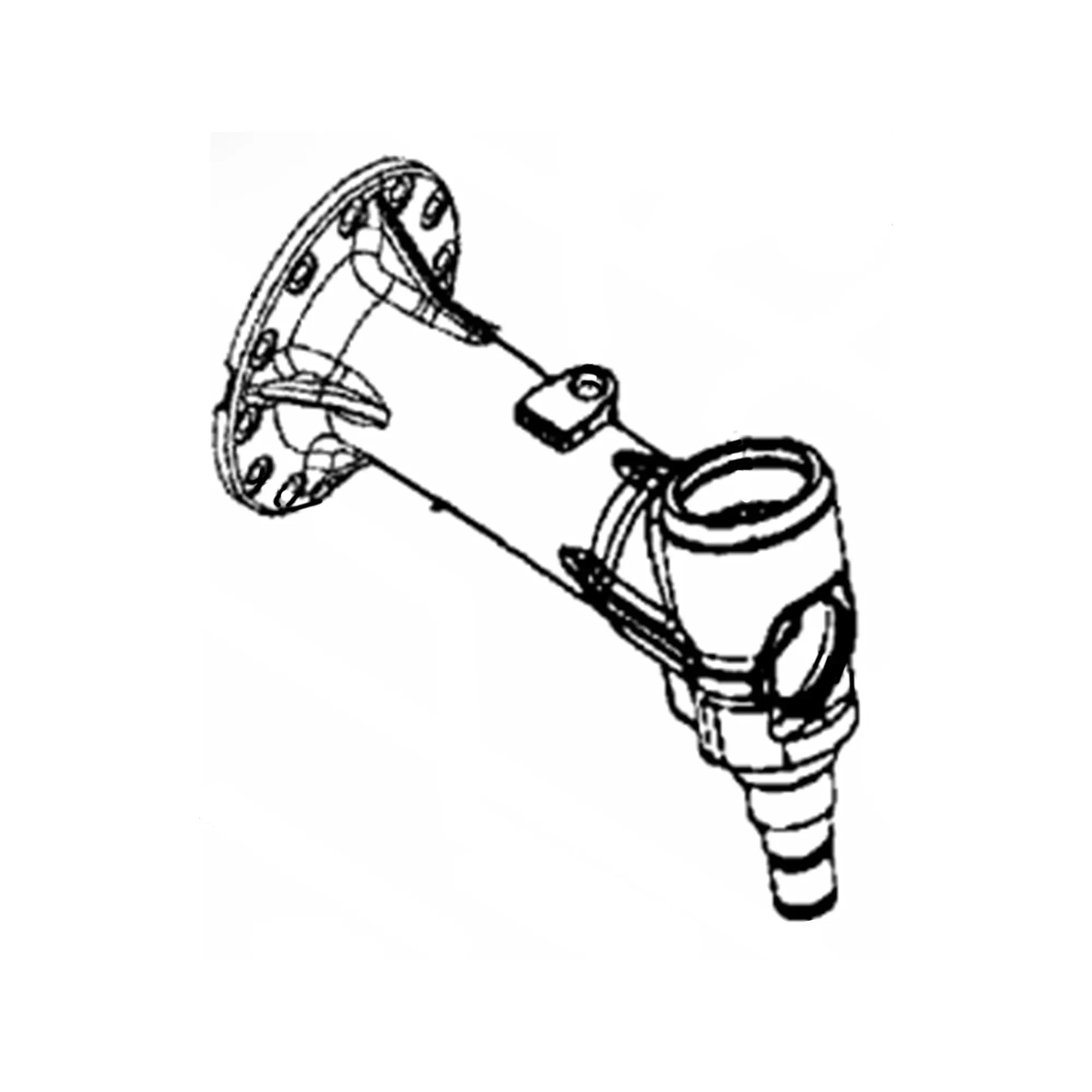John Deere RH Trumpet Arm Housing - LVA19818