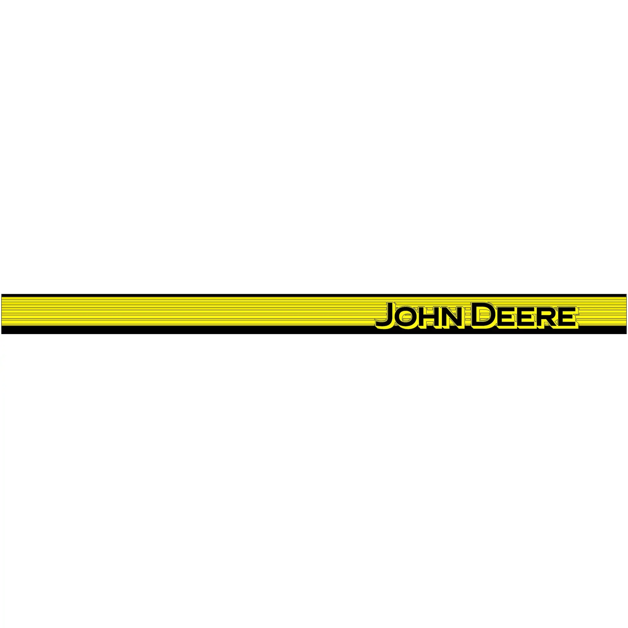 John Deere Right Side Stripe Label - F392720