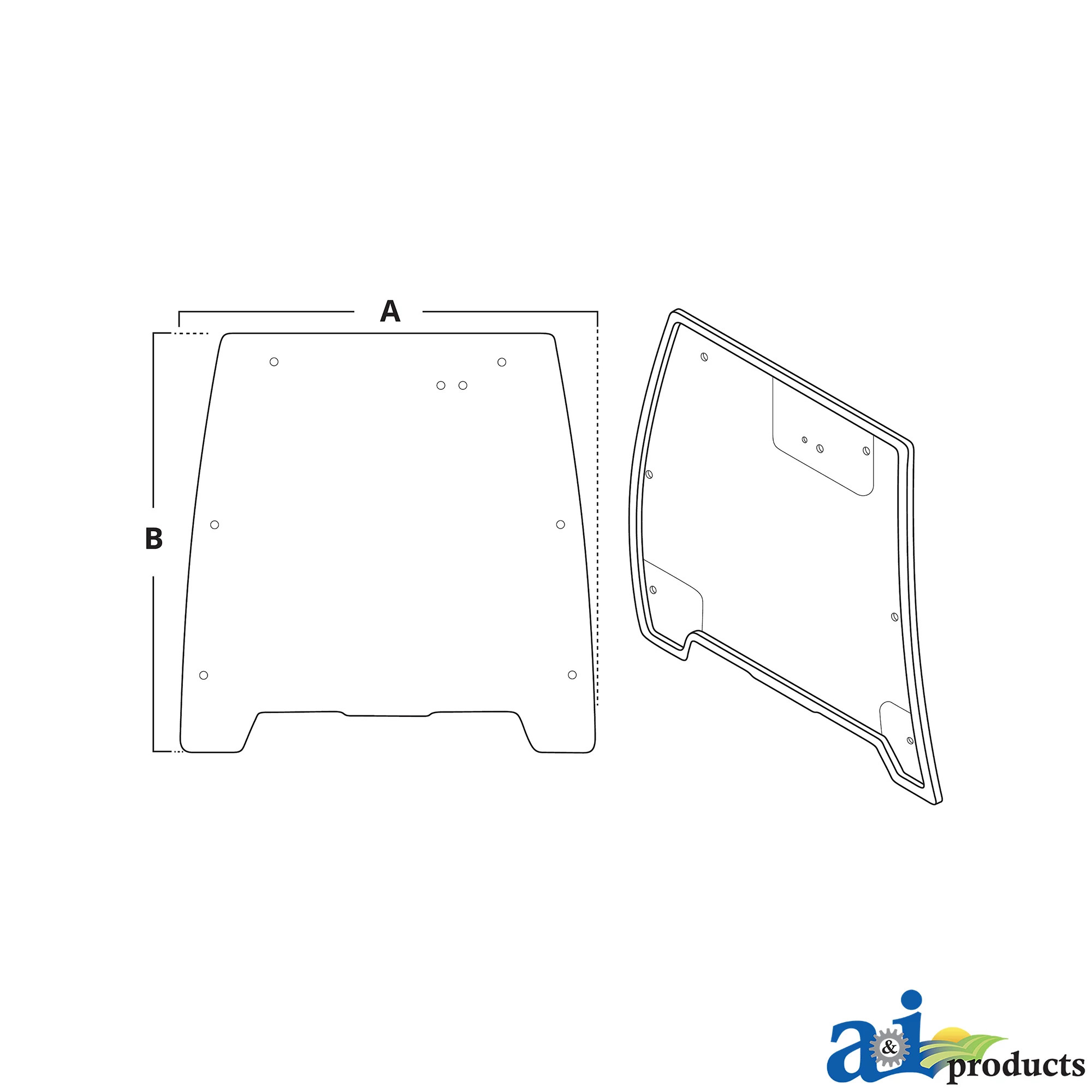 A&I Products Windshield - A-AM141841