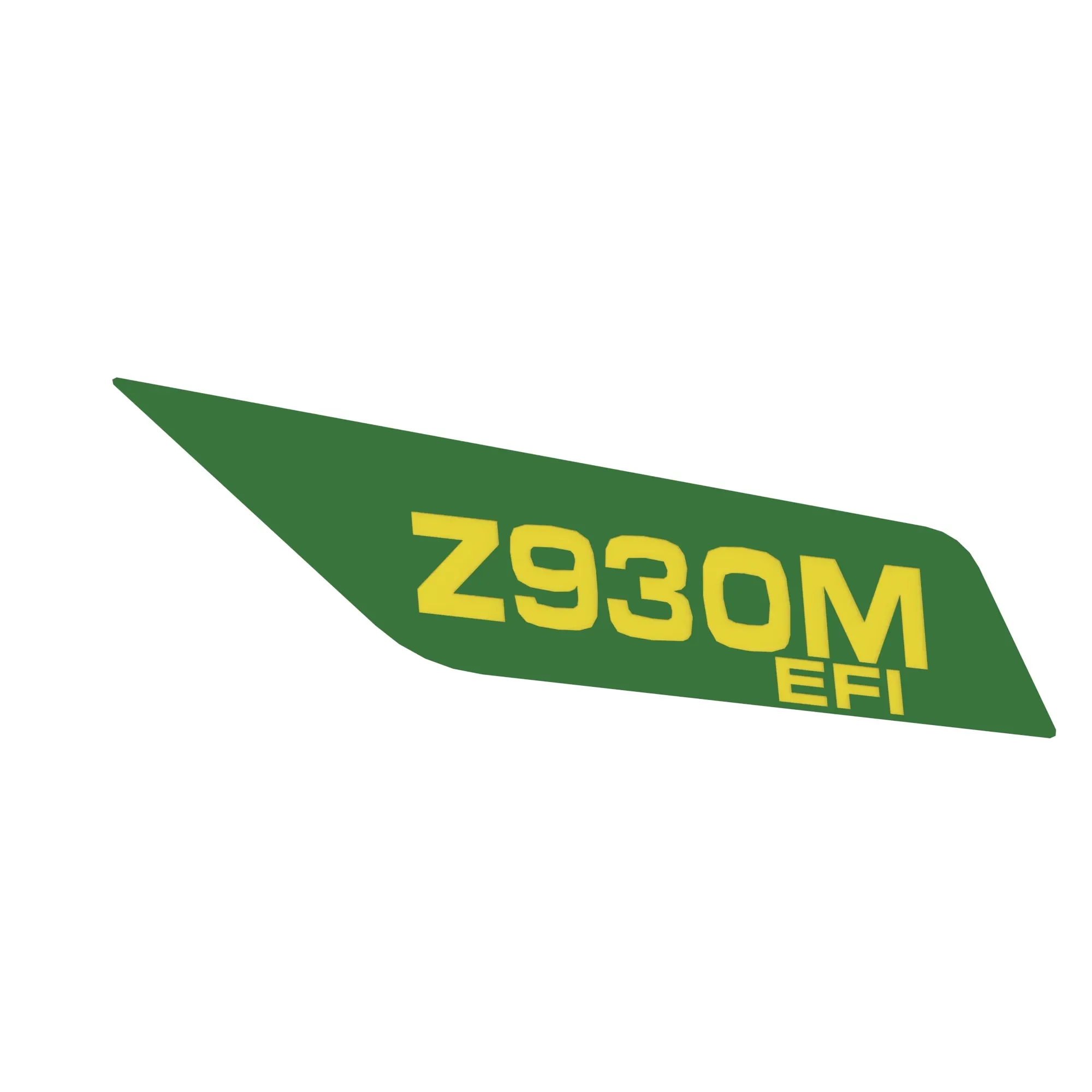 John Deere Model Number Label, Right Side - TCU33884