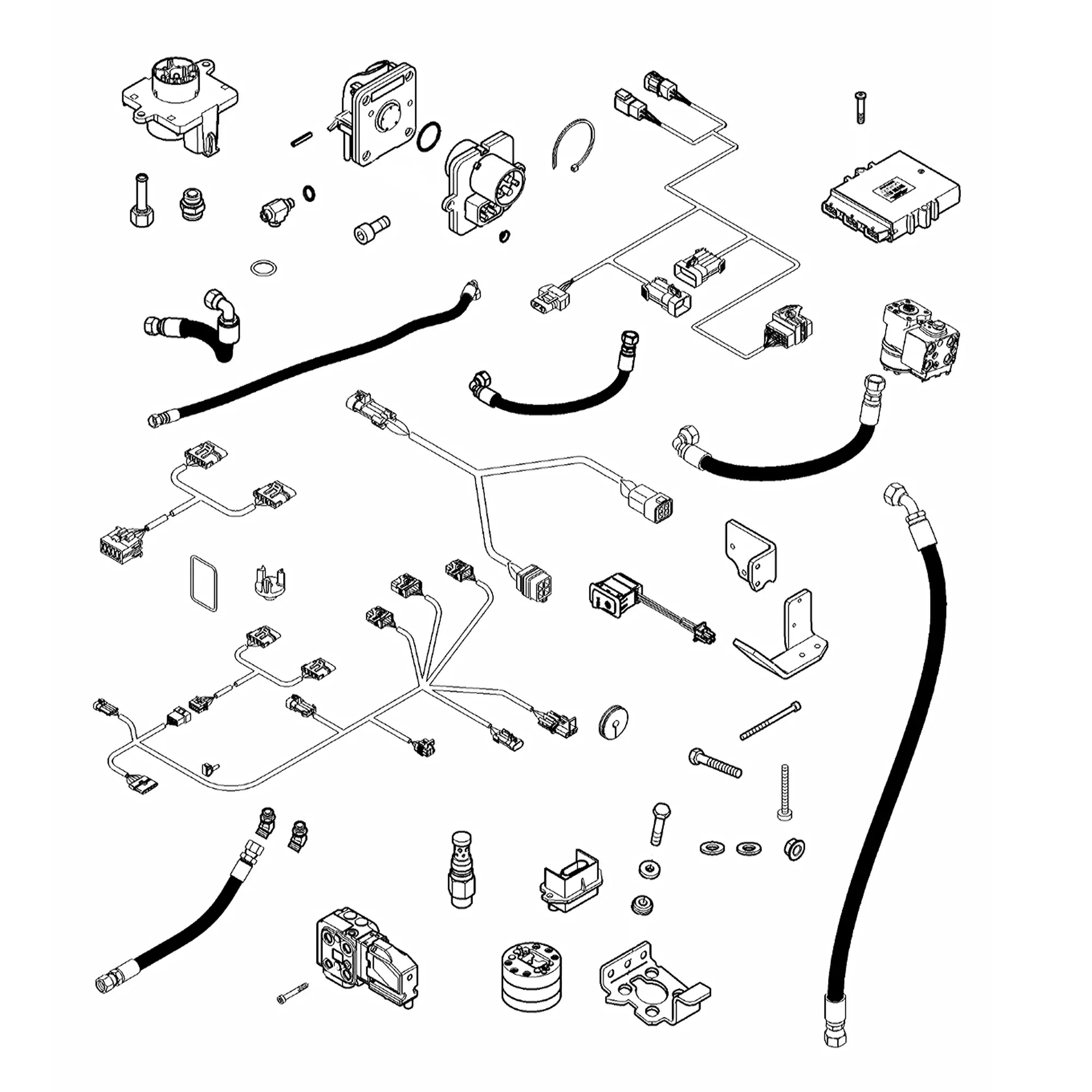 John Deere AutoTrac™ Tractor Kit Steering System - PF90496