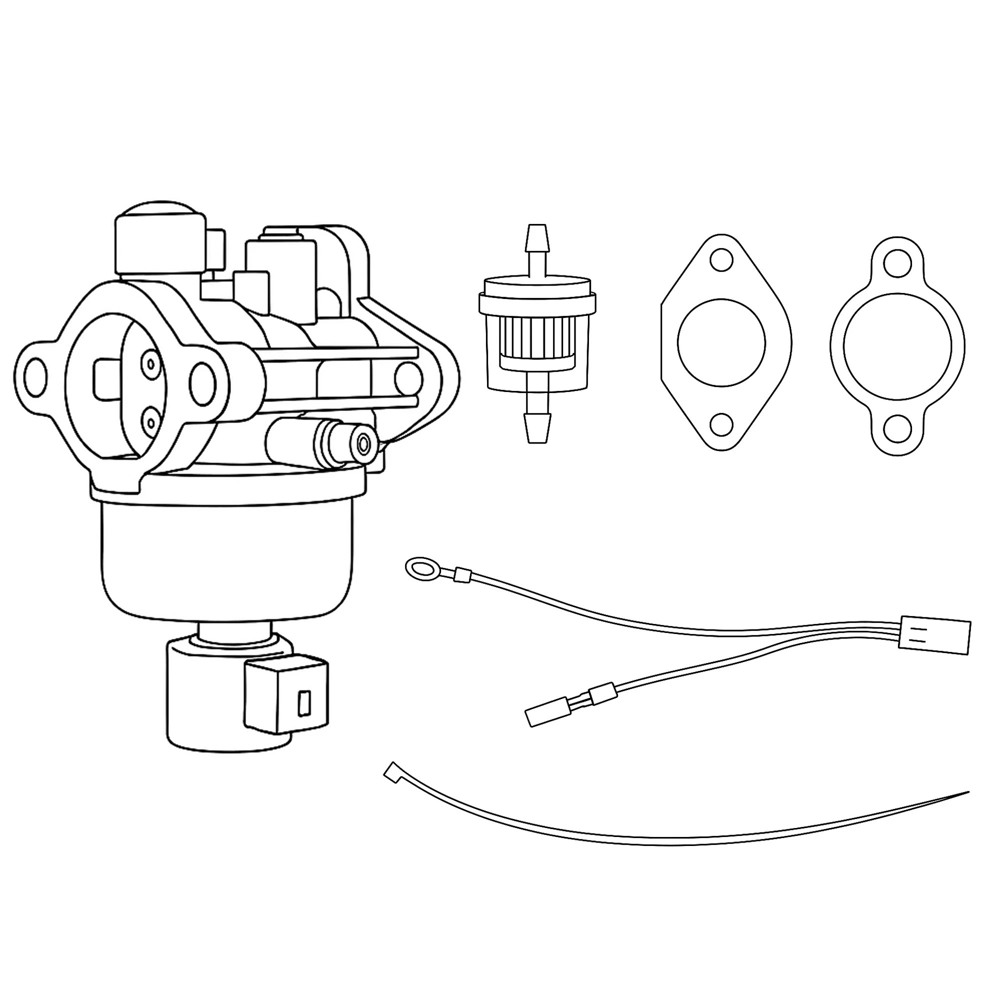 John Deere Carburetor Kit with Gasket - AM132033