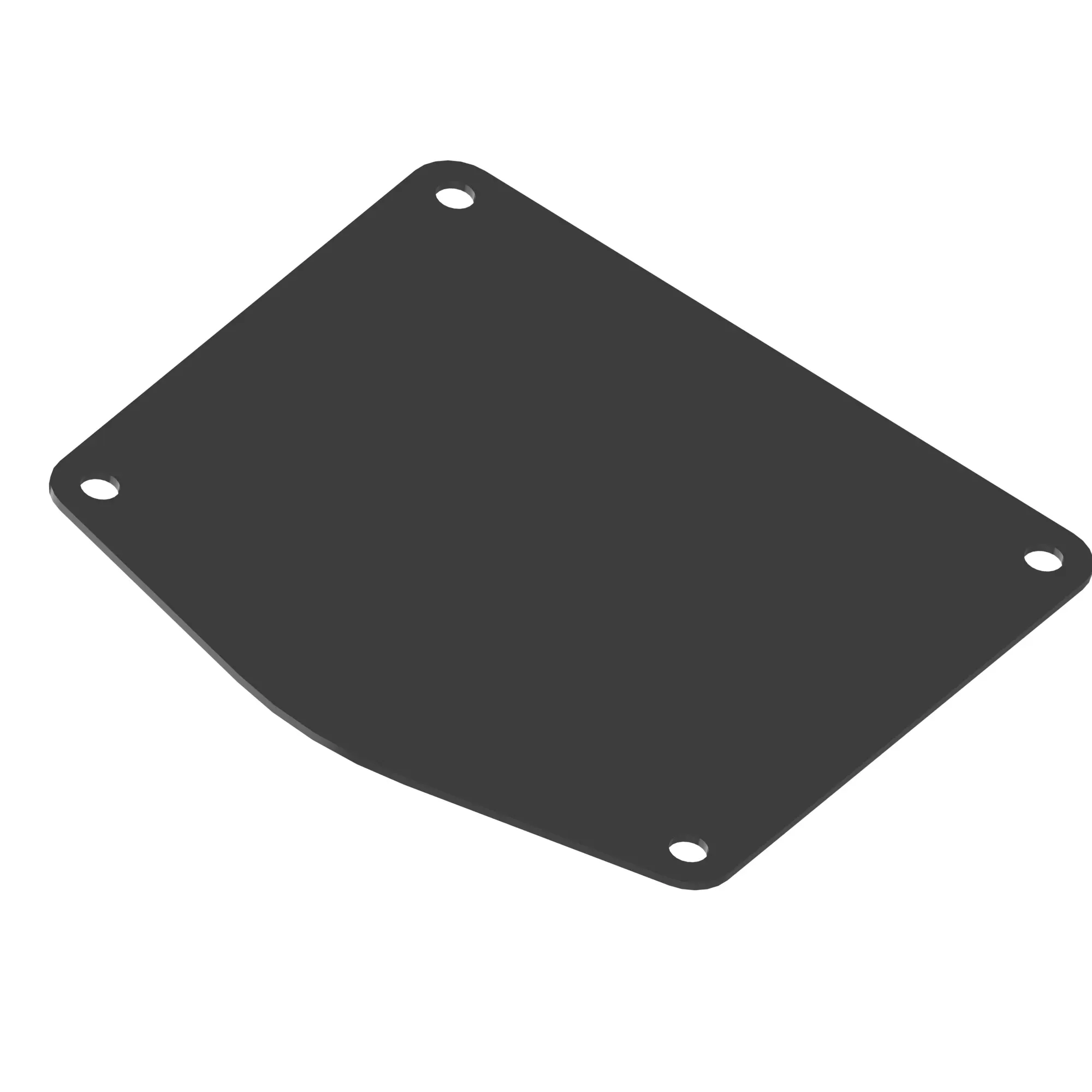 John Deere Cover Light Housing Plate - T424788