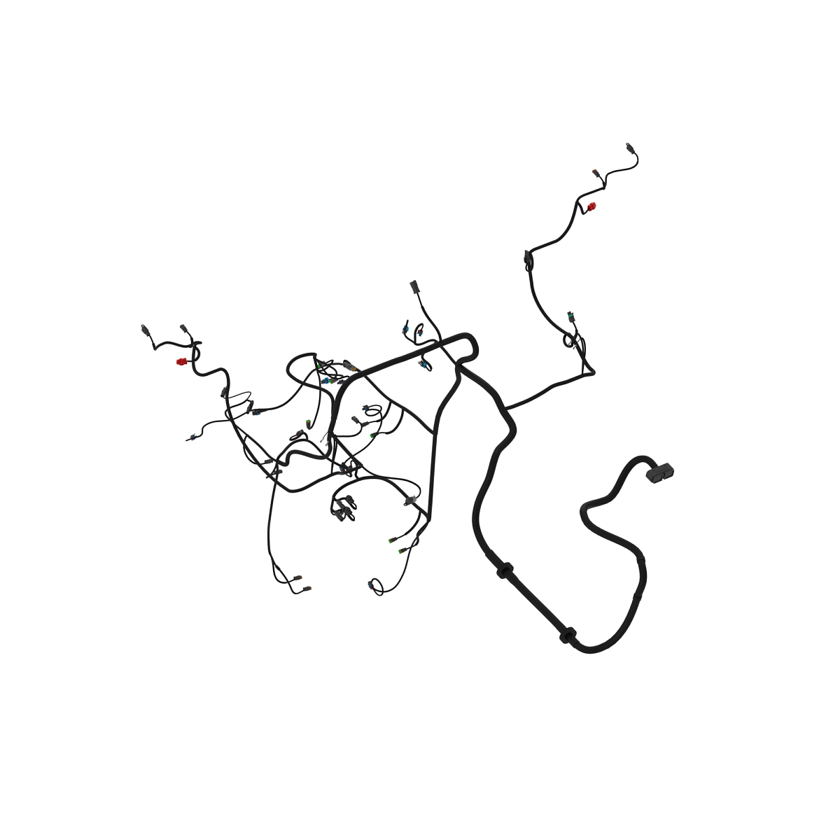 John Deere Loader Frame Wiring Harness - AT476466