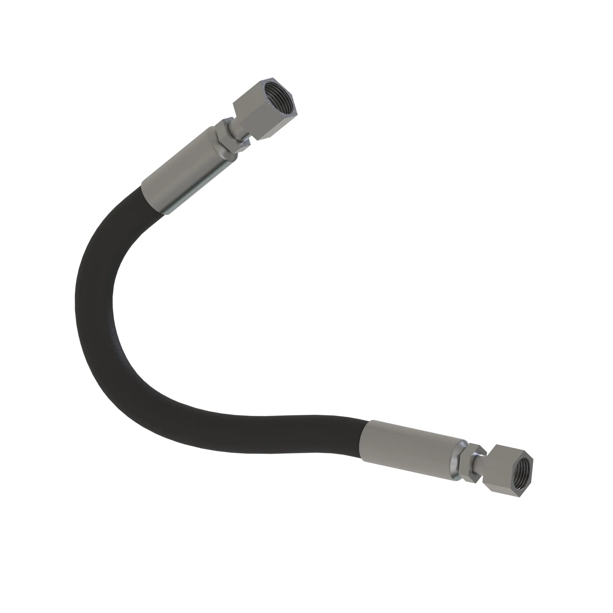 John Deere Fitting to Axle Hydraulic Hose - AT541908