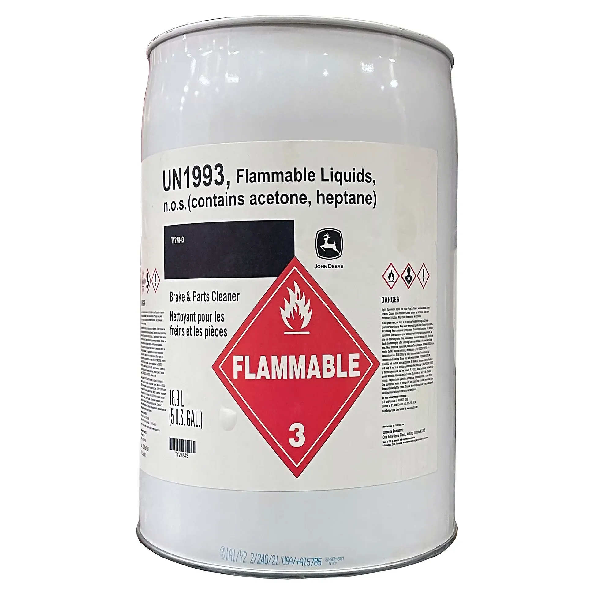 John Deere Brake and Parts Cleaner, 18.9 Liter (5 Gallon) - TY27843