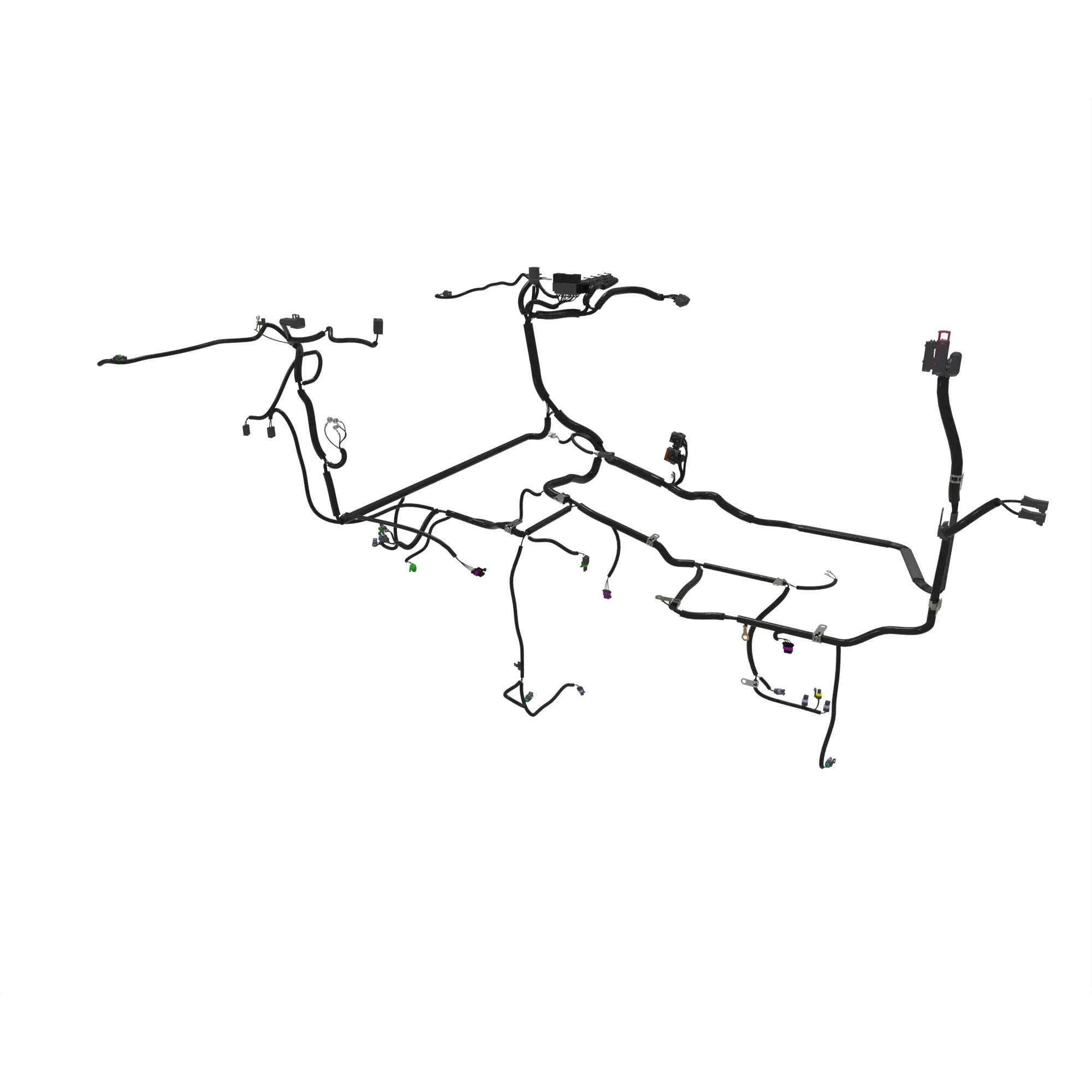 John Deere Mechanical Hitch Cab Wiring Harness - RE206236