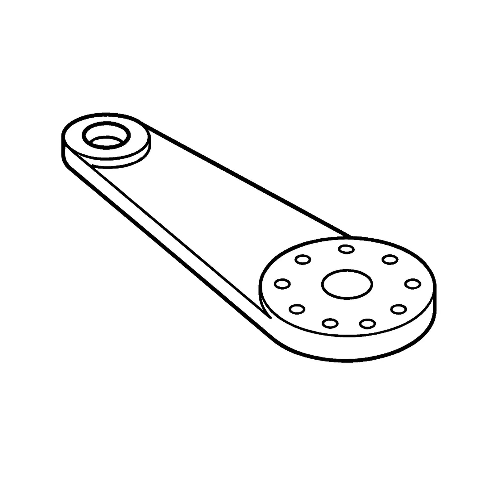 John Deere Rear Axle Drive Housing Lever - AT313316