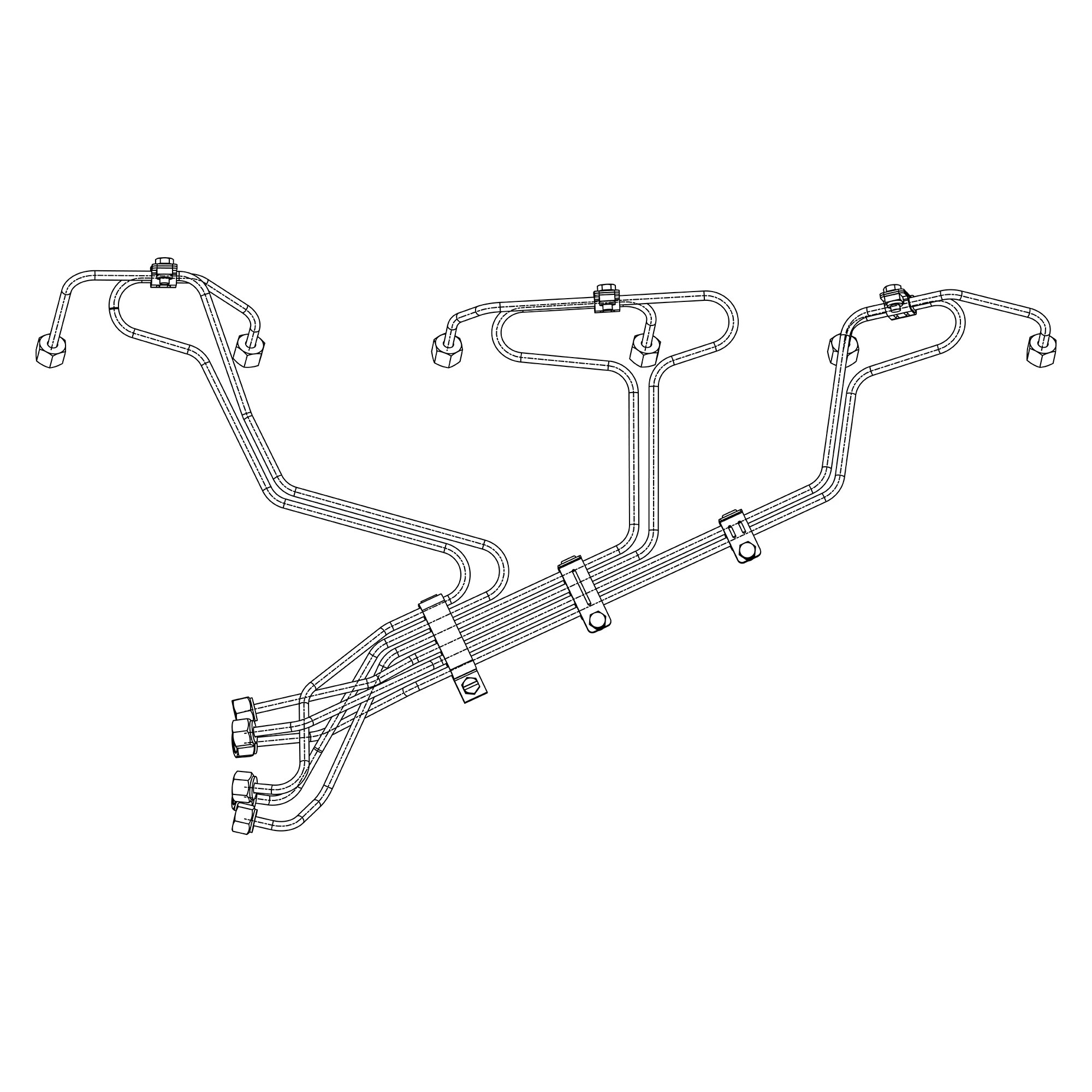 John Deere Fuel Line - DZ105734
