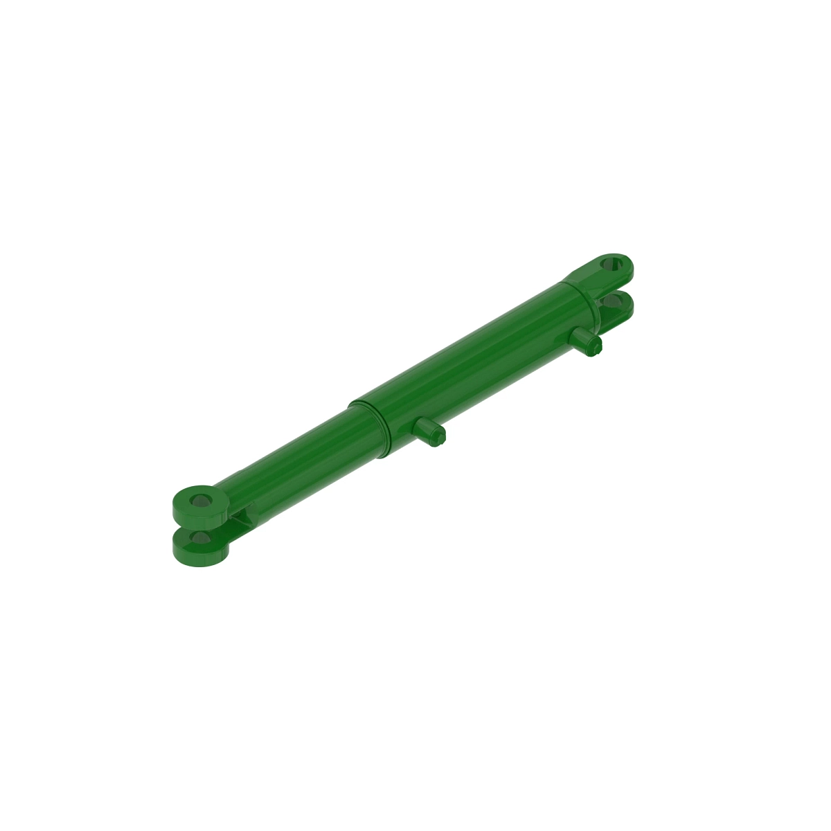 Hydraulic Cylinder, Green/Labeled