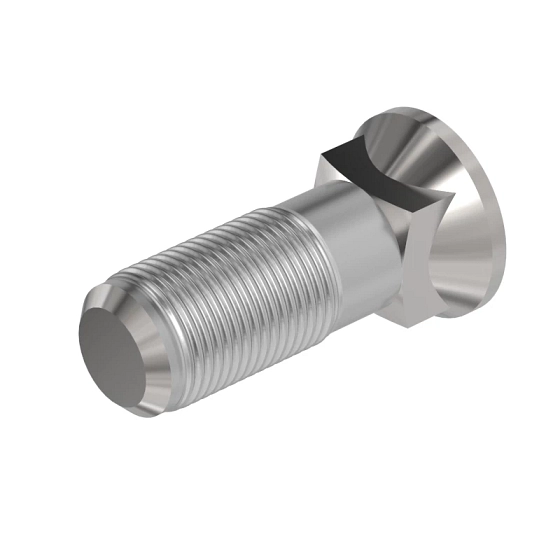 T146933: Dome Head Plow Bolt, 25.4 X 76.2 mm (1 T146933: Dome Head Plow Bolt, 25.4 X 76.2 mm (1