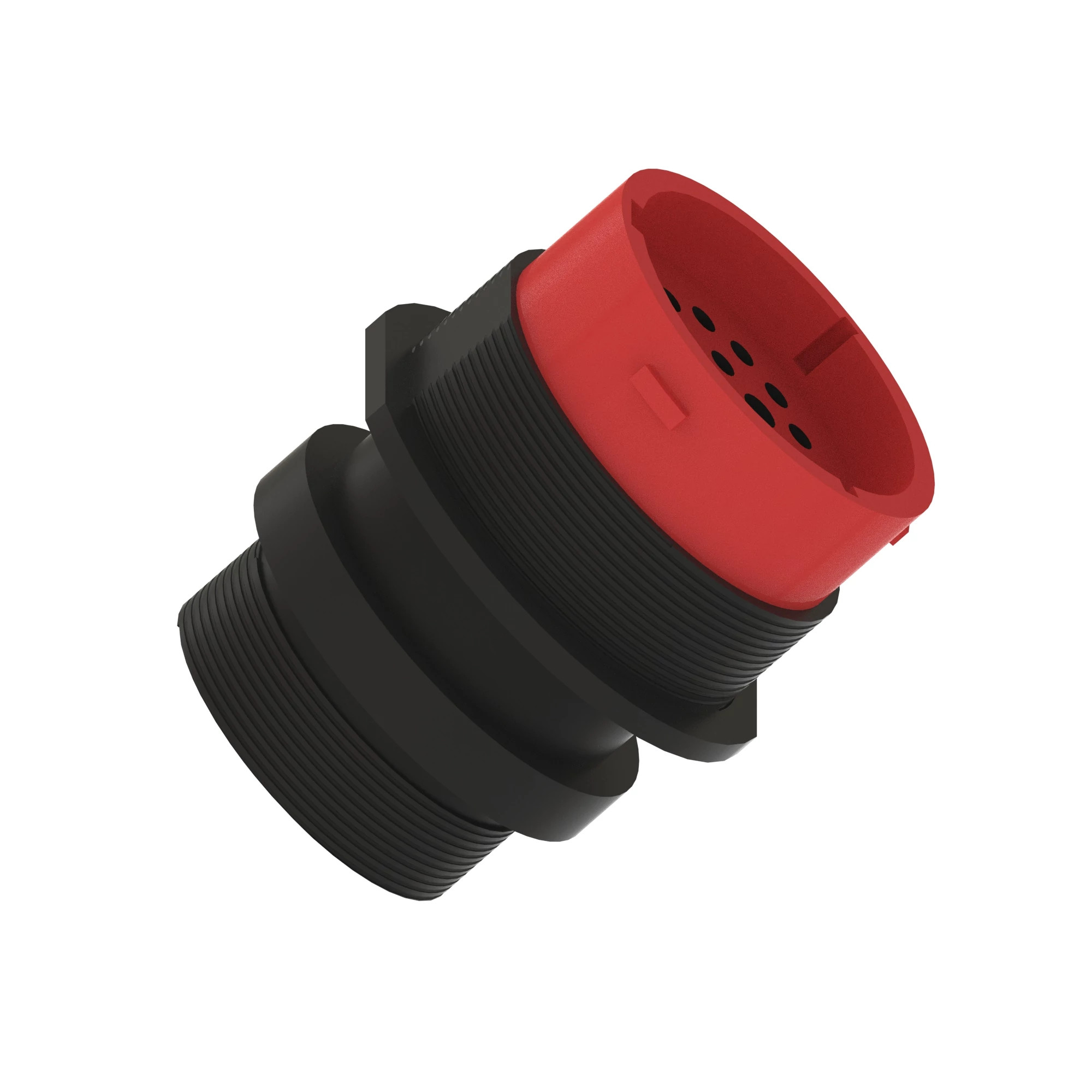 John Deere Black External Electrical Connector Housing, 21 Cavities - 57M11115