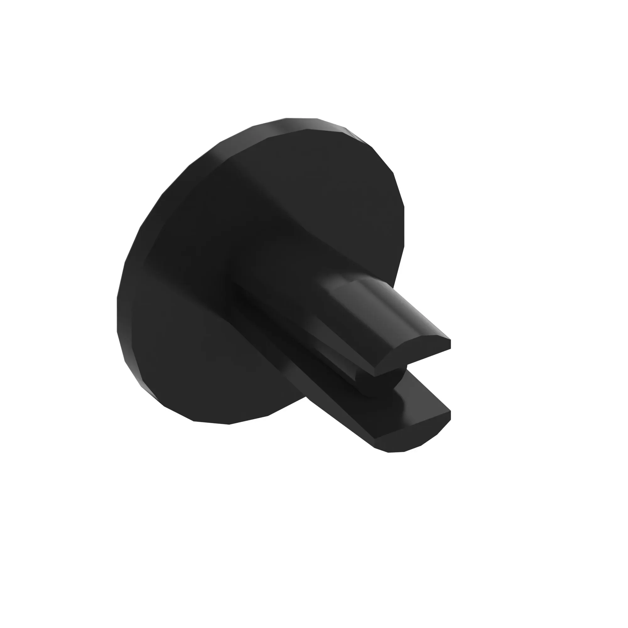 RIVET, PLASTIC, BLACK