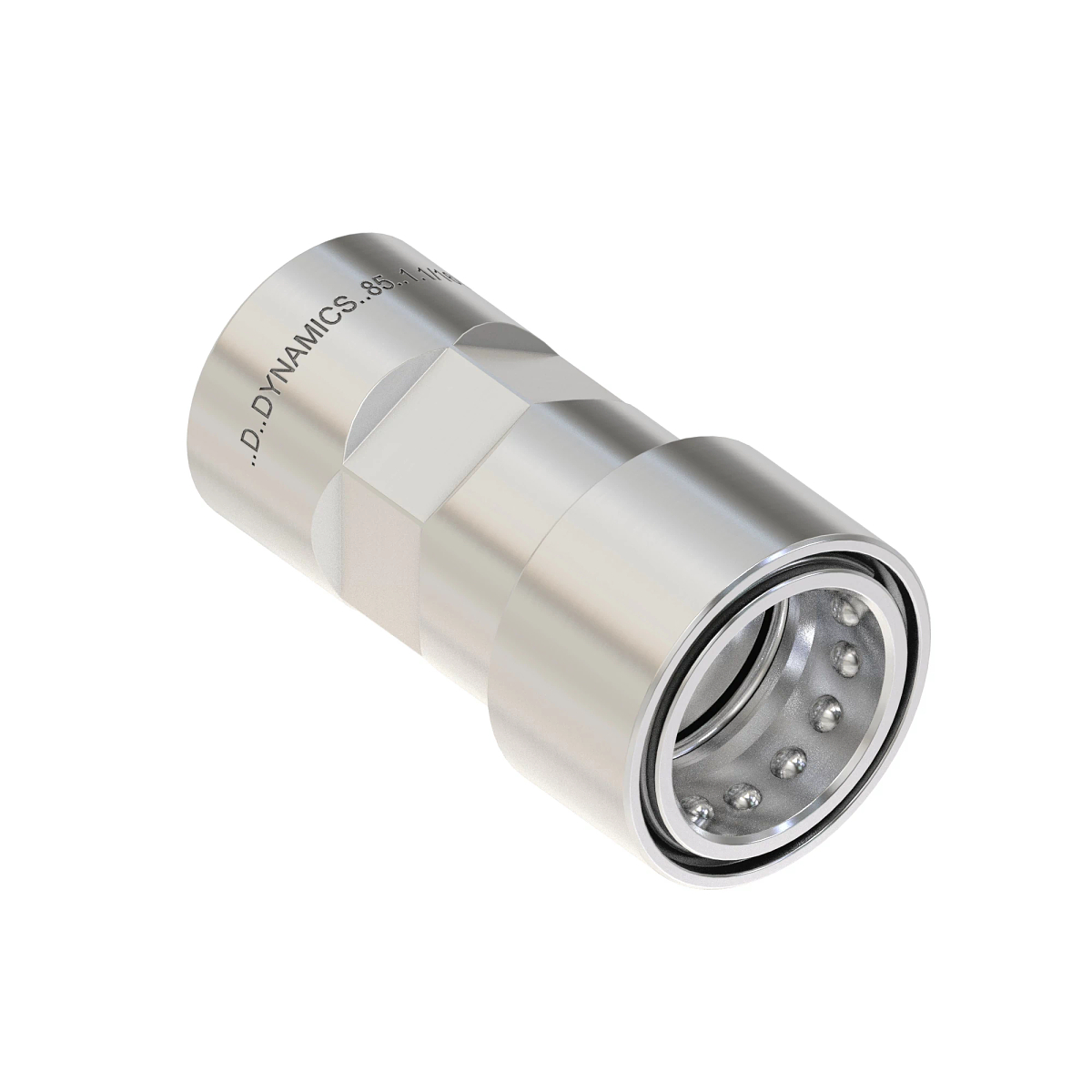 John Deere Crop Divider Motor Hydraulic Quick Coupler Socket - CXT30607