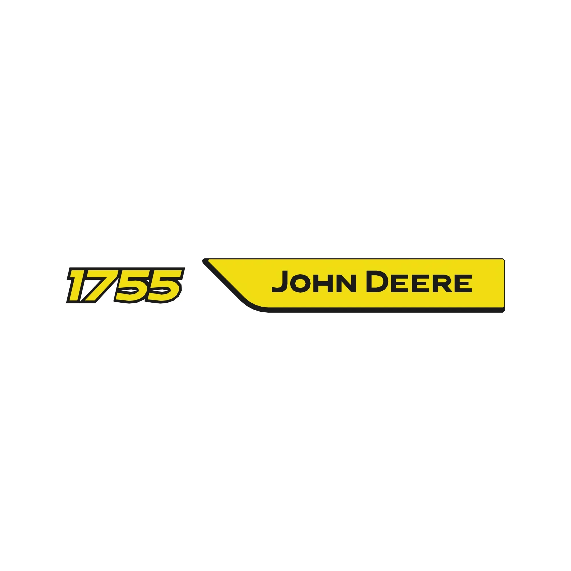 John Deere 1755 Model Number Sign, Right Side - KK92424