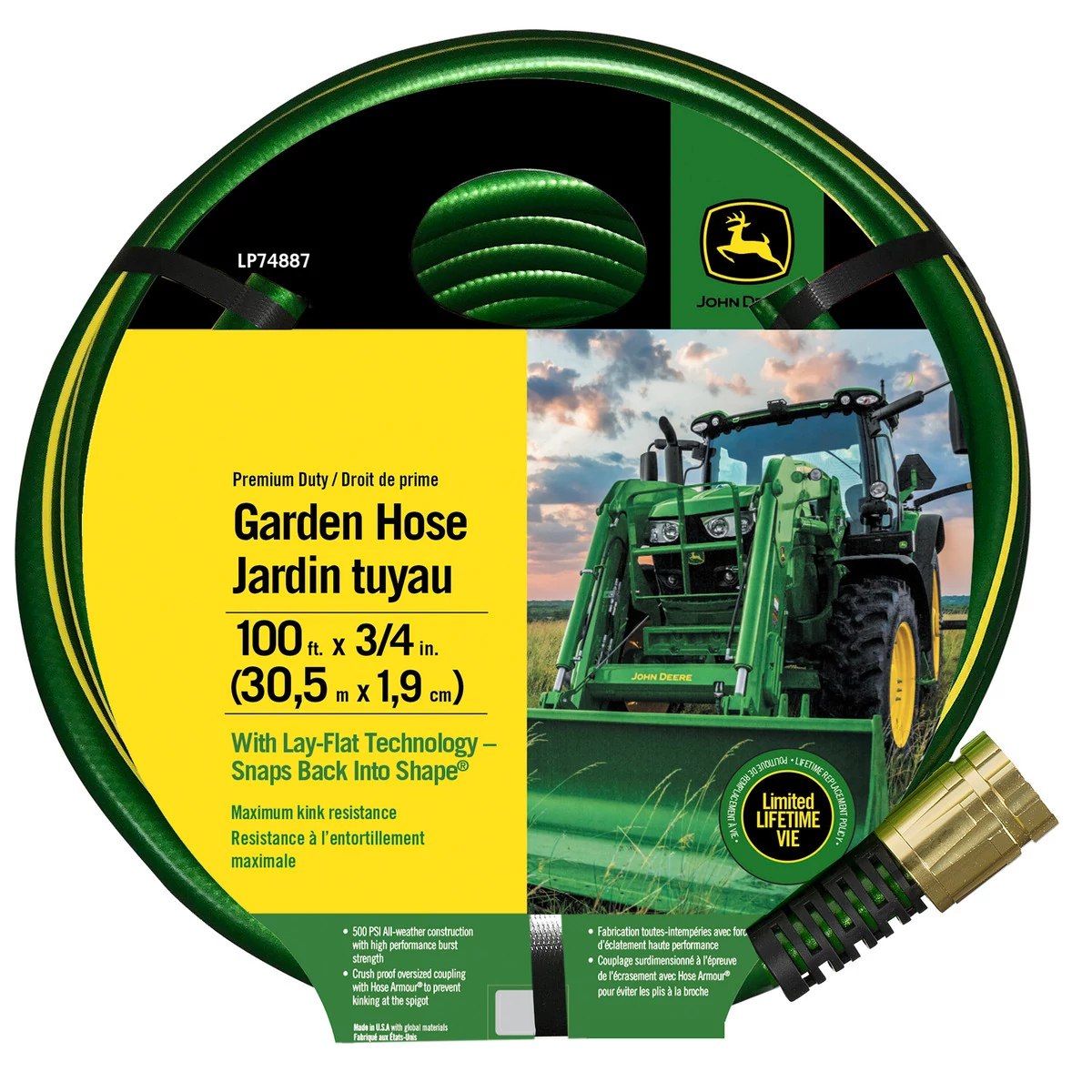 "Lay Flat Garden Hose 100 Feet"