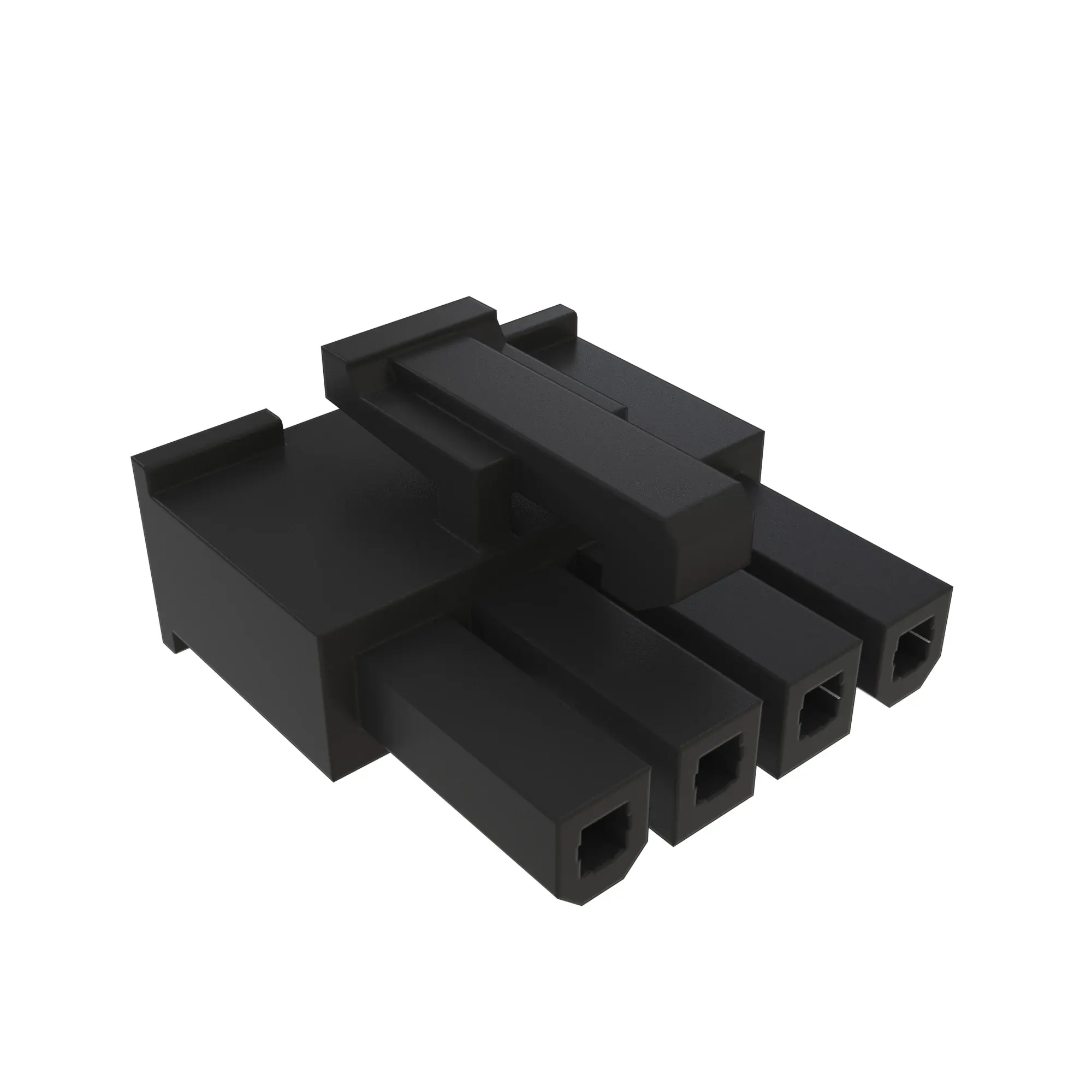 CONN MOLEX MFITJR 4W F NAT NYL