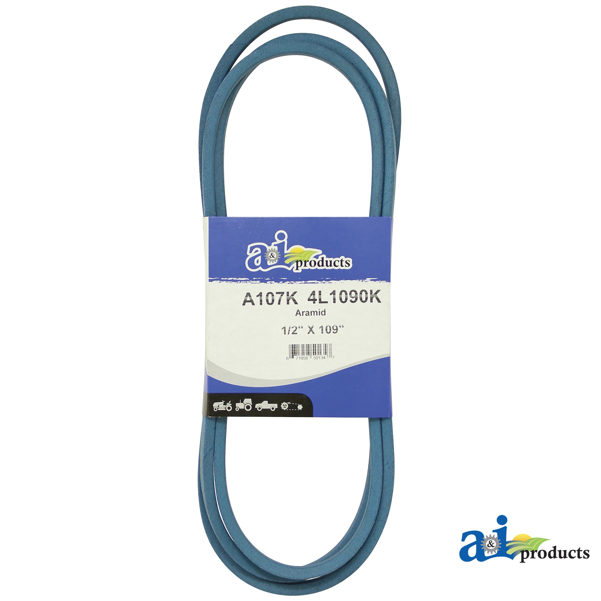 A&I Products V-Belt, Effective Length 2768.6 mm (109 inch) - A-A107K