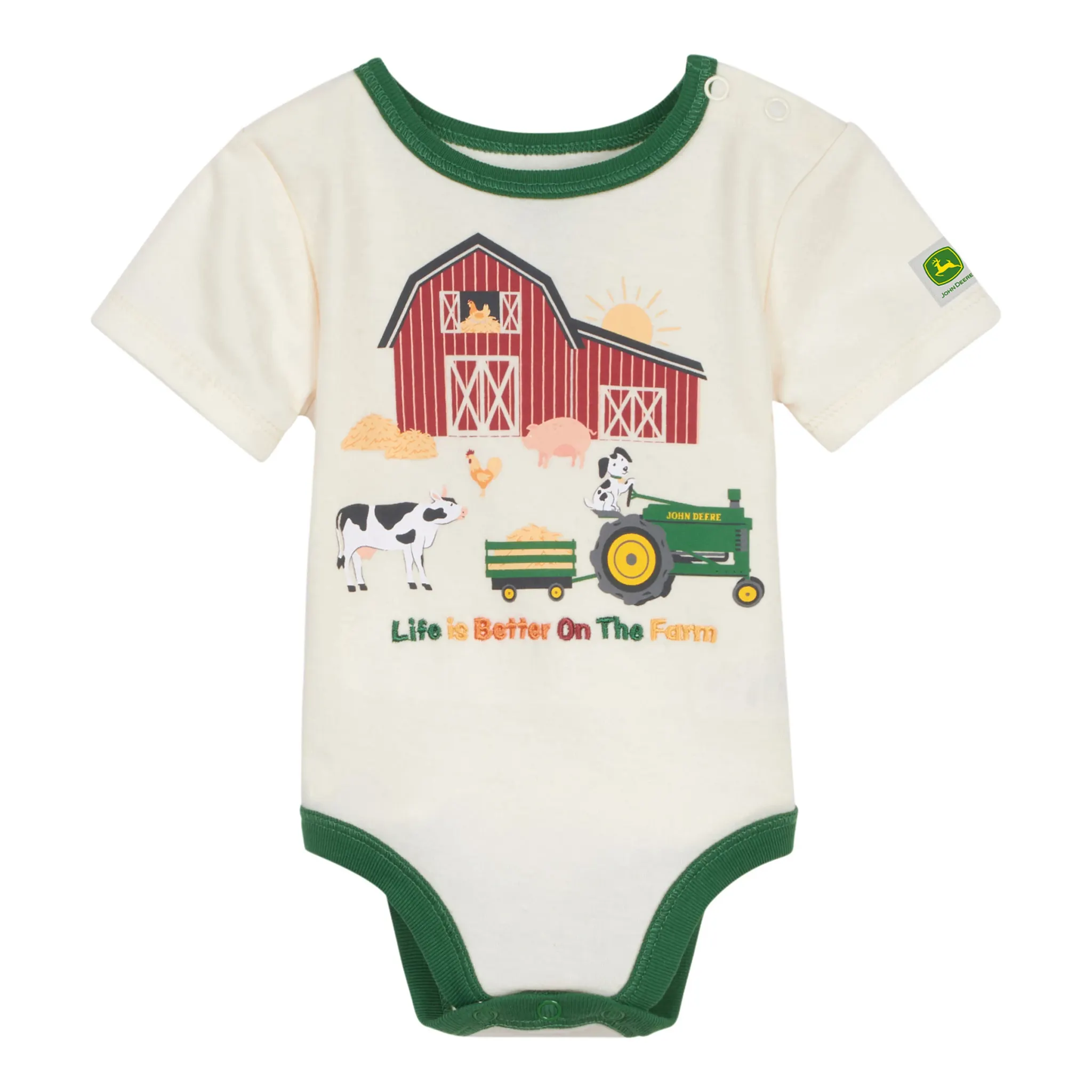 Infant Life is Better on the Farm - Barn Graphic Bodyshirt