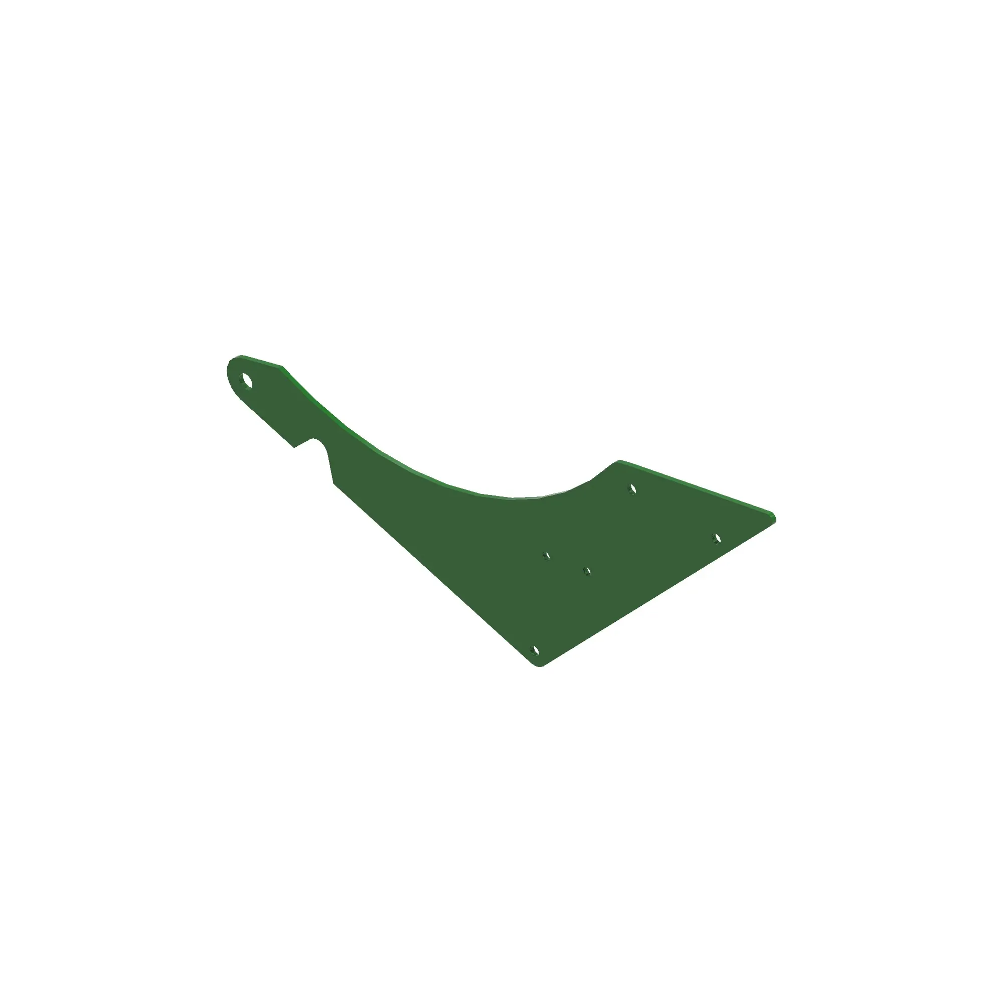 John Deere Cleaner Duct Plate, Left Side - KK82092