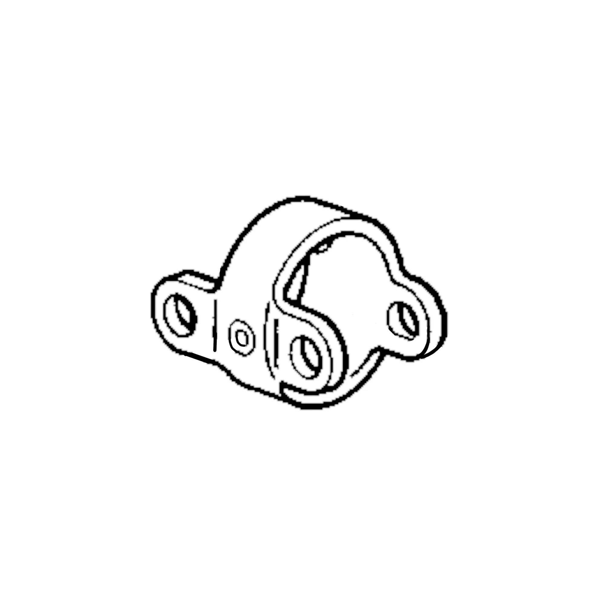 John Deere MFWD Axle Double Jointed Shaft Yoke - L100633