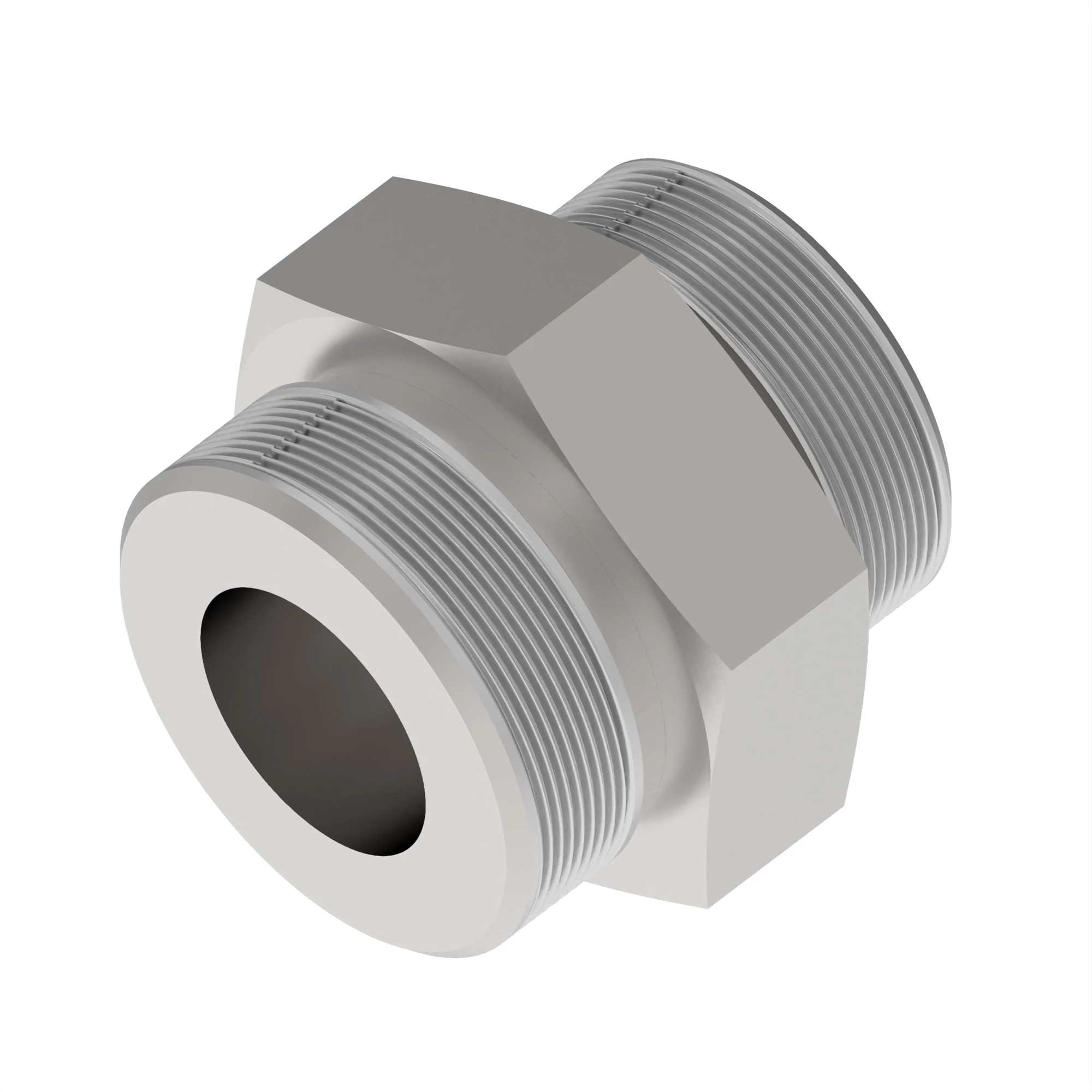 STUD STRAIGHT, ORFS W/METRIC HEX