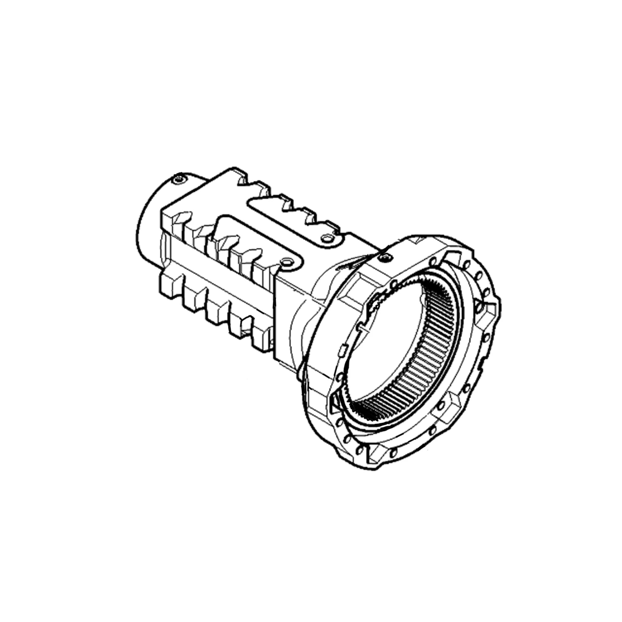 John Deere Final Drive Housing with 35 Teeth Axle - PY0653