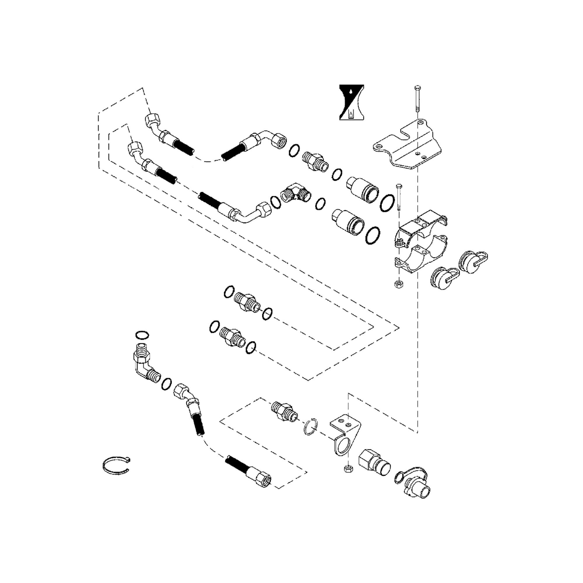 John Deere Hydraulic Quick Connect Coupler - RE218430