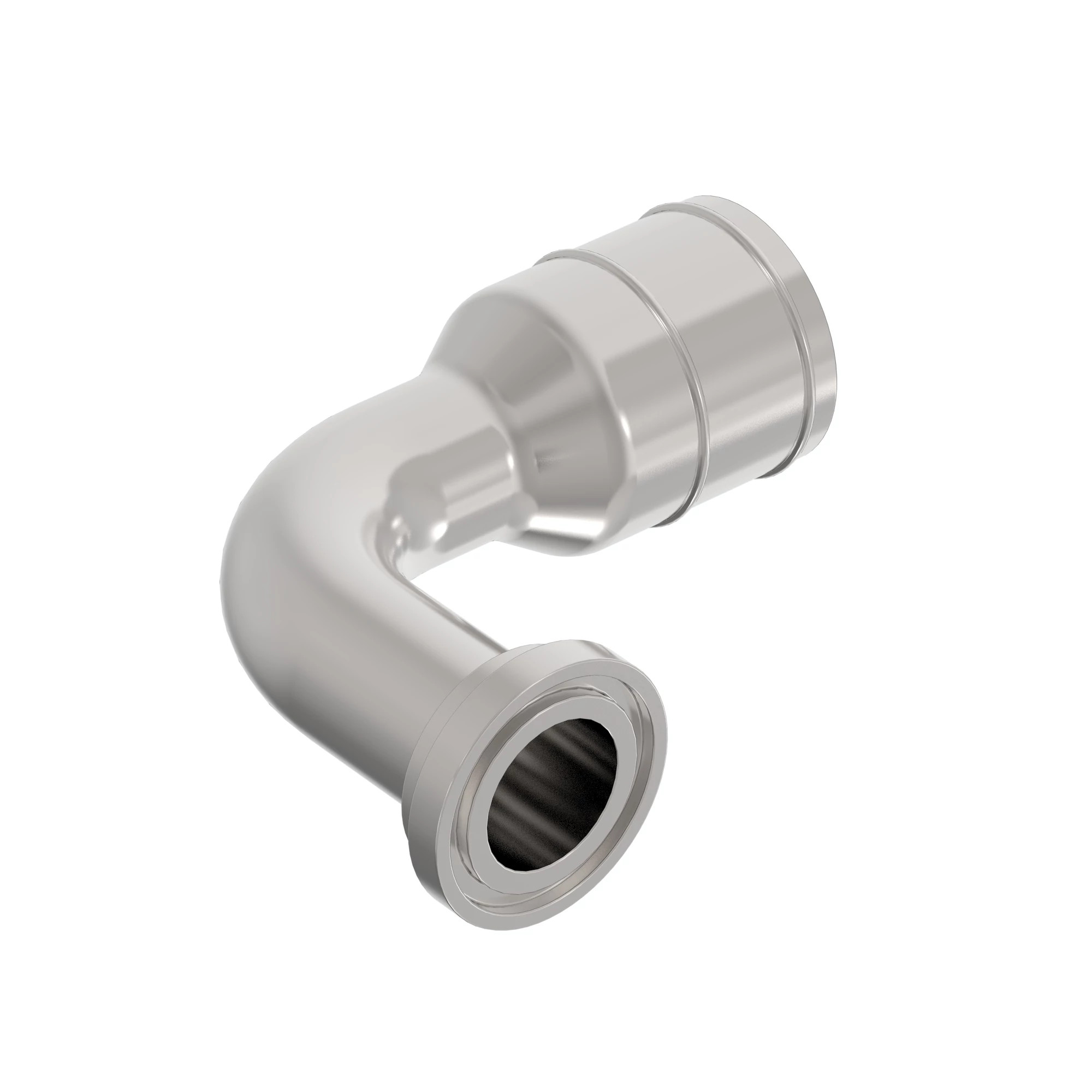 ELBOW FITTING, FITTING, FLANGED HEA