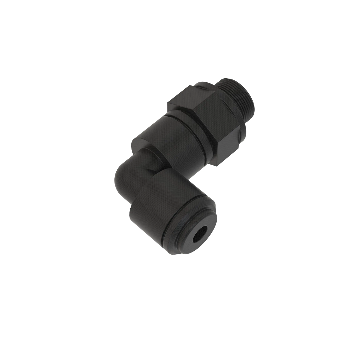 Fitting - 4MM Swivel Elbow (Qc)