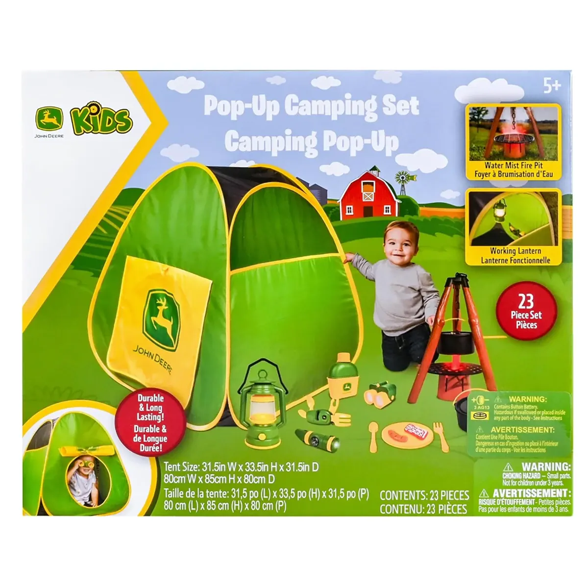 18 Piece Pop-Up Camping Tent Set