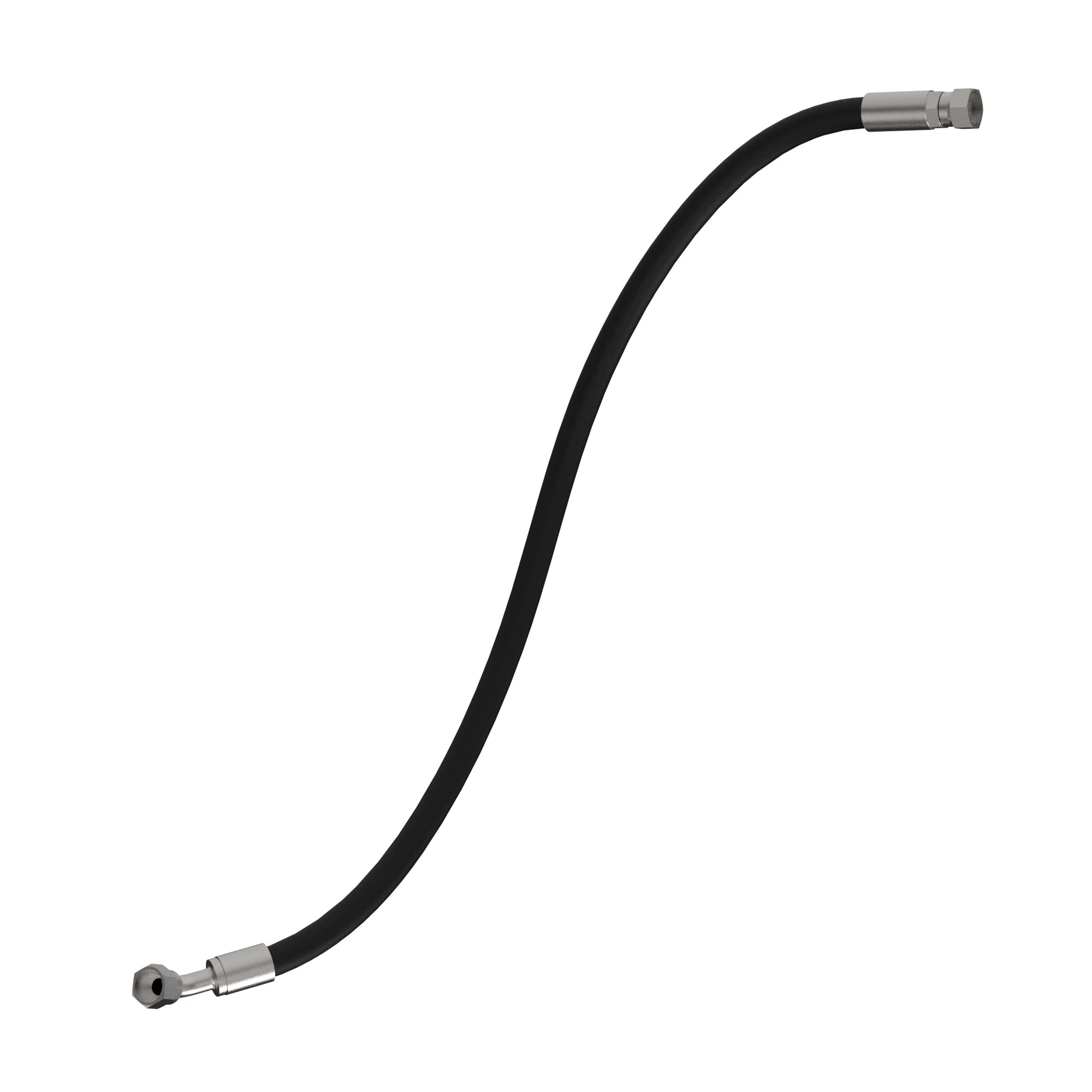 John Deere Secondary Brake Supply Hydraulic Hose - RE581021