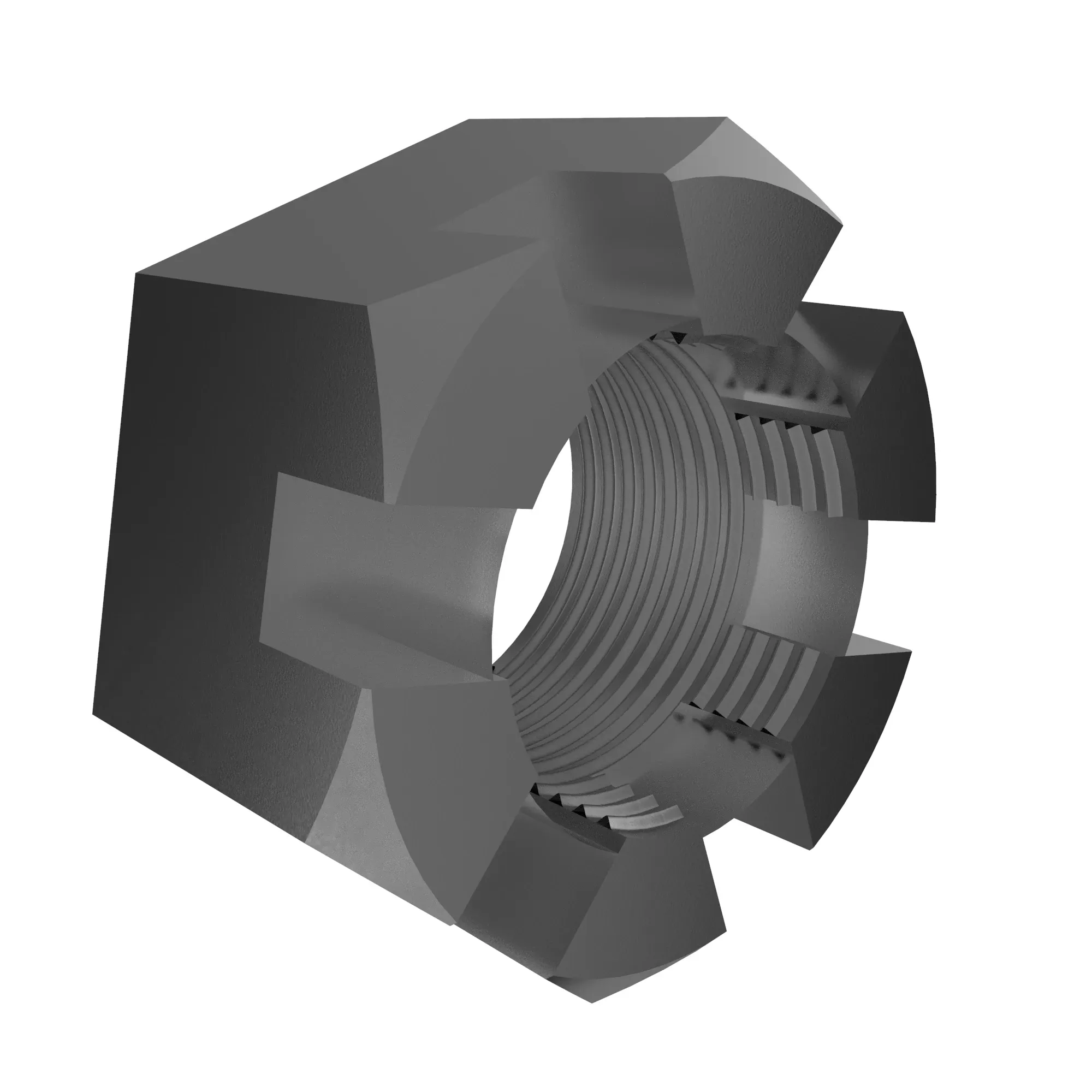 John Deere Castle Nut, 1-1/4-12 - KK14344