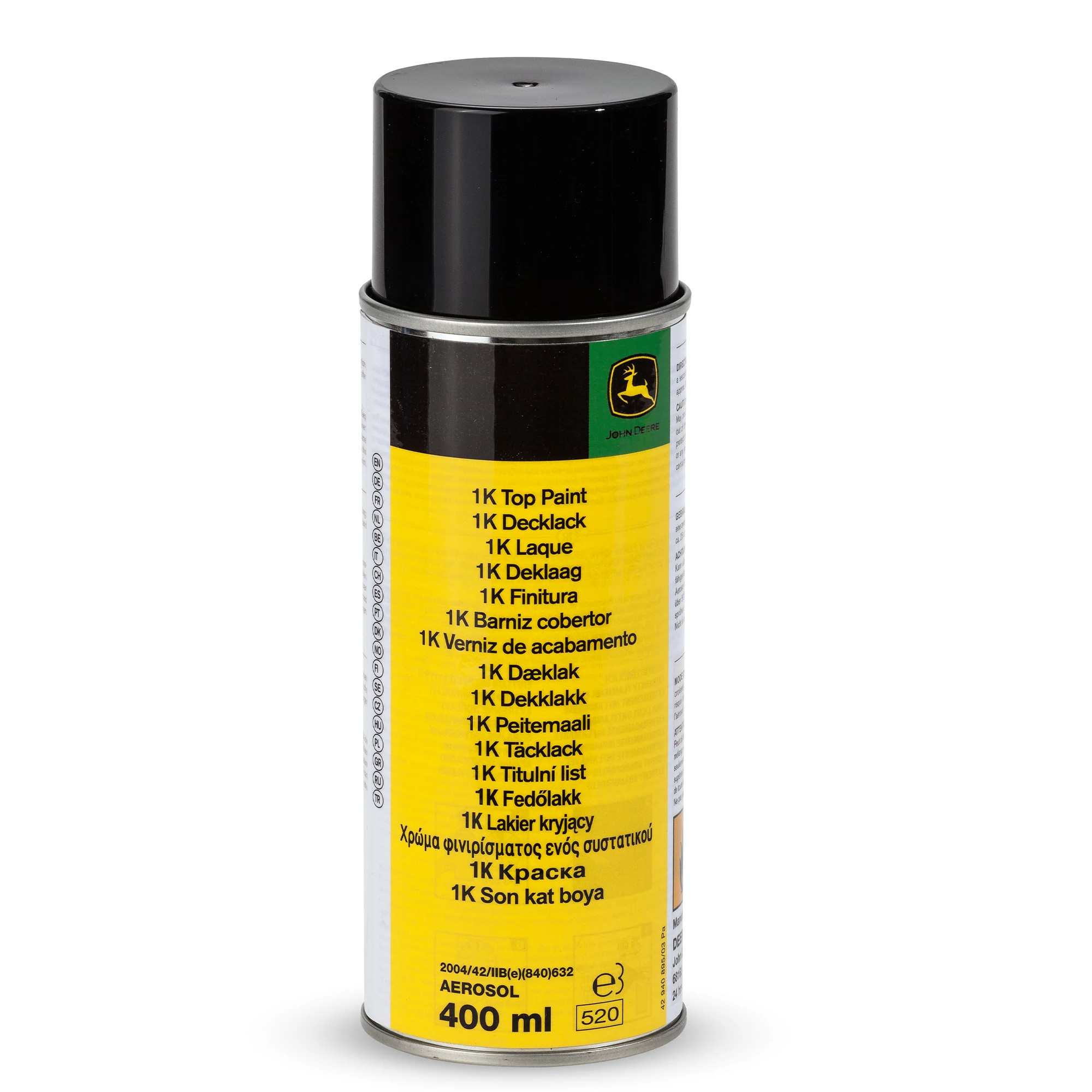 John Deere Semi-Gloss Black Spray Paint, 400 ml (13.5 Fluid Oz) Aerosol - MCF102