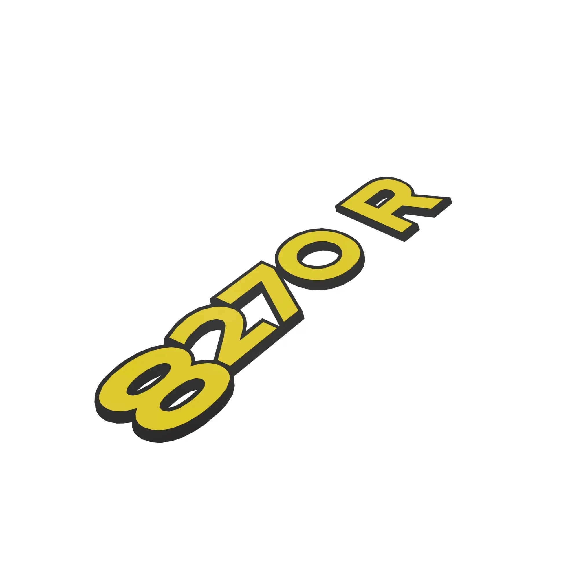 John Deere 8270R Label, Right Side - R339297