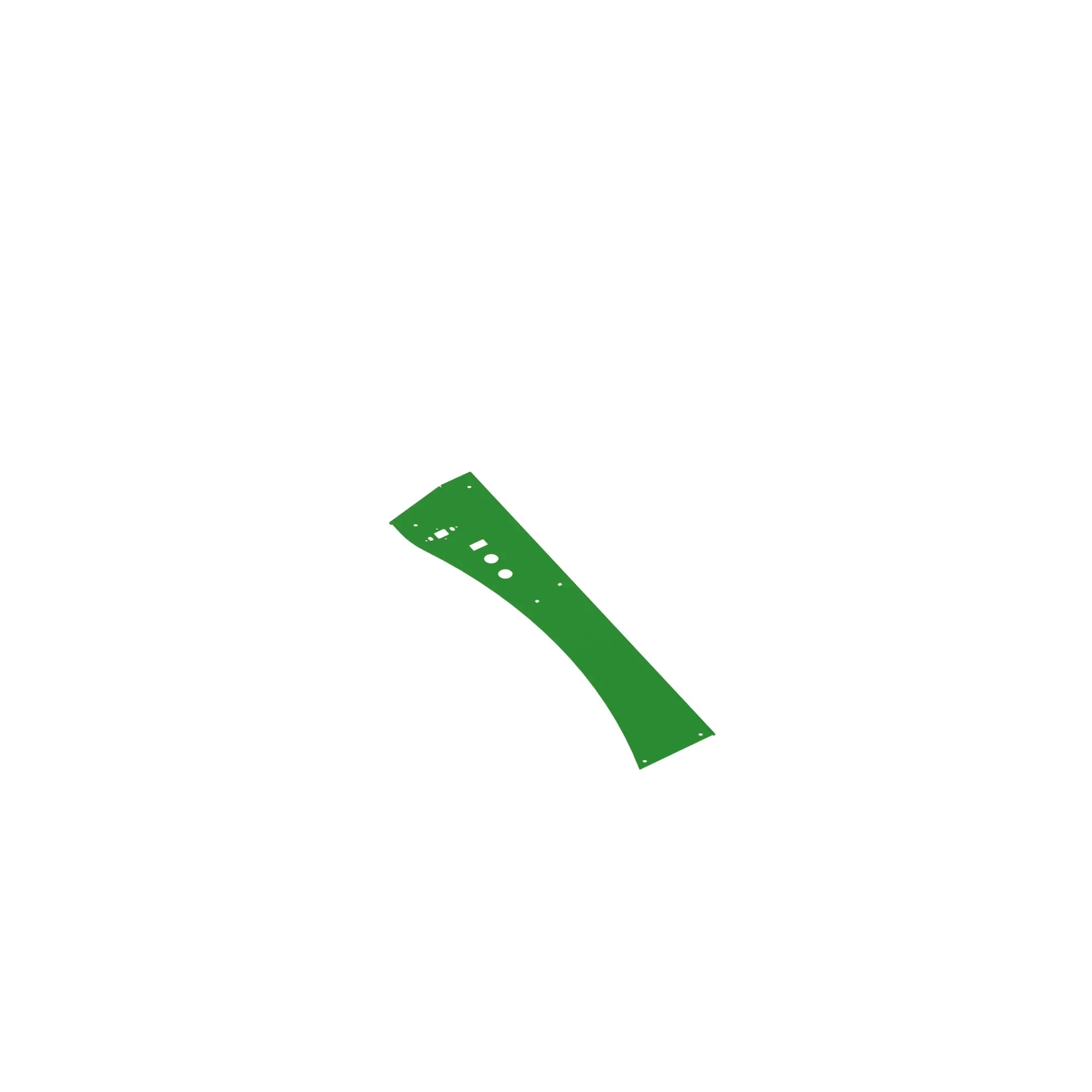 John Deere Platform Top Sheet, Left Side - HXE112212