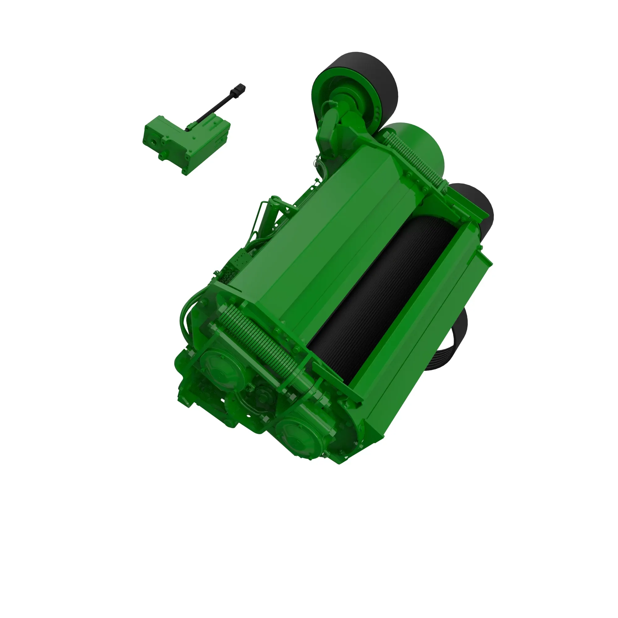 John Deere Kernel Processor Attachment, Reversed Rear Roll, 32% Saw Tooth Chrome Corn Type - BXE11084